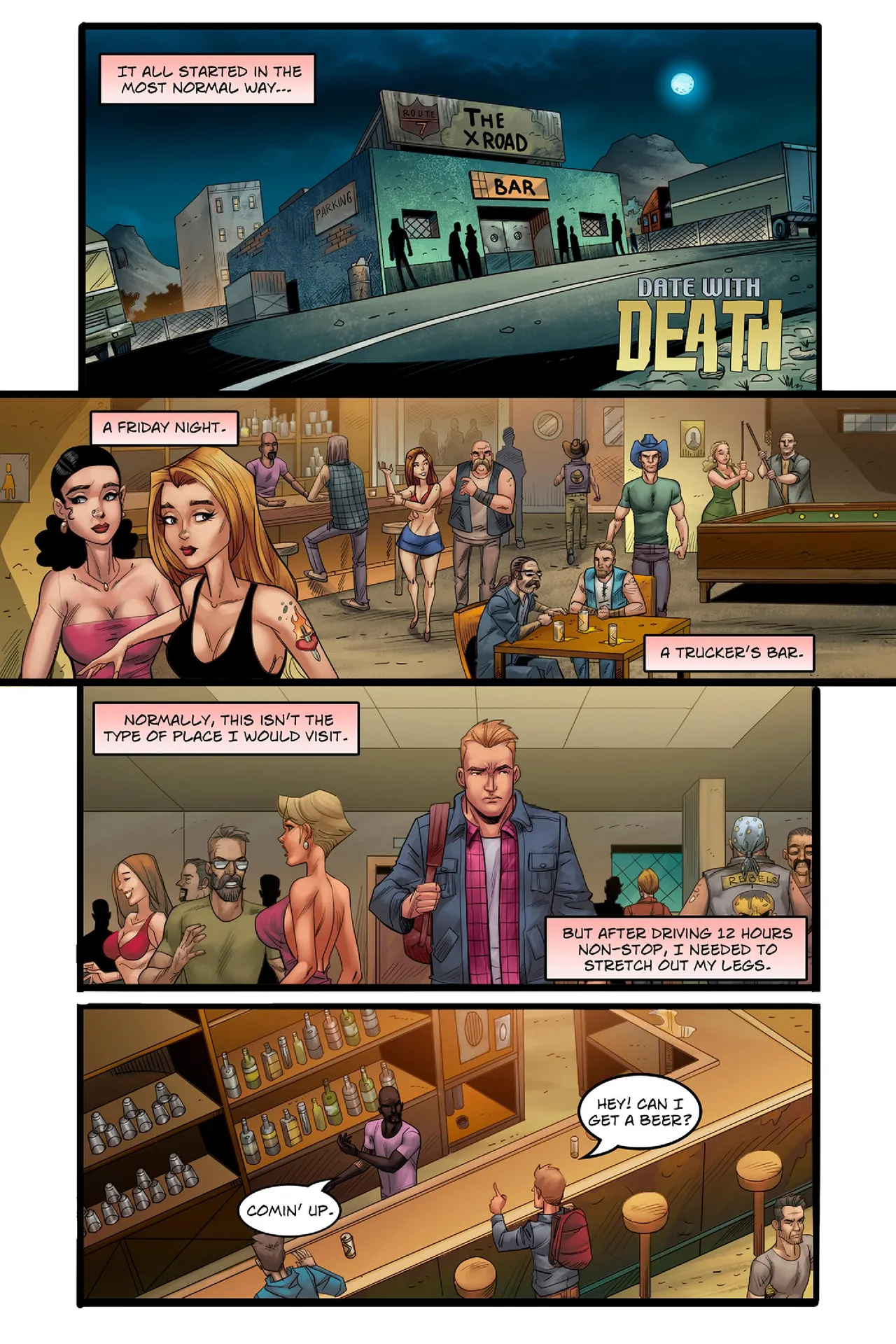 Date with death page 1 full