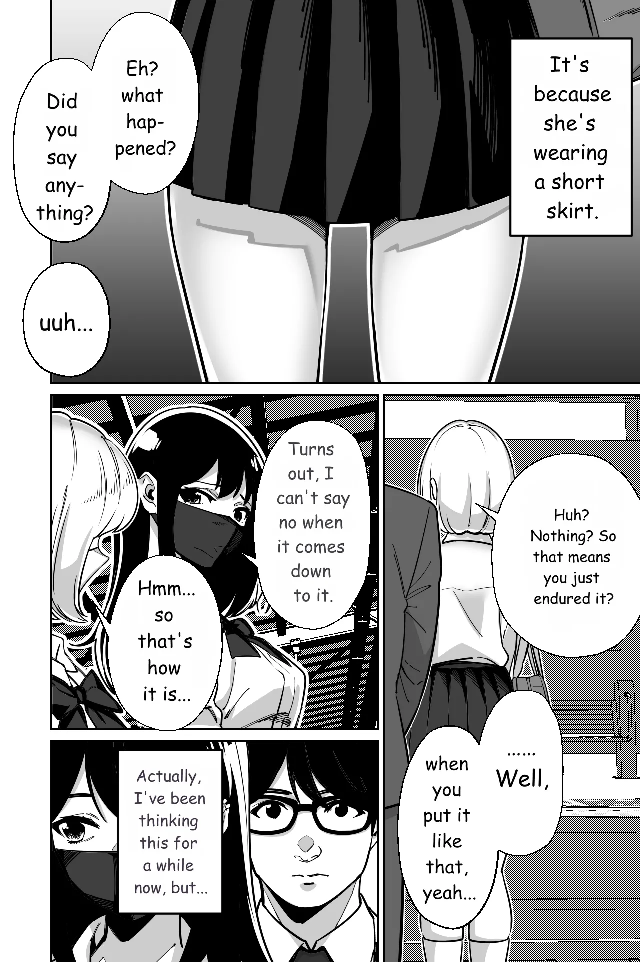 Train Molester, High School Girl ENG page 12 full