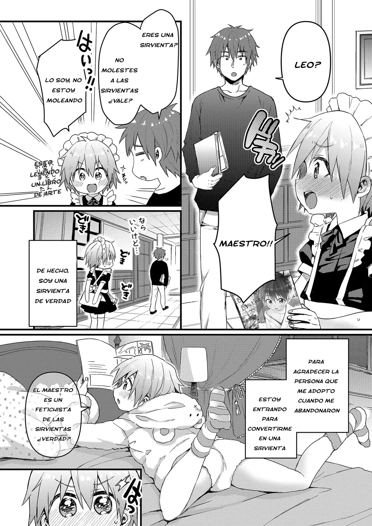 Kawaii Maid no Otokonoko Oshioki Anal Virgin Hen page 4 full