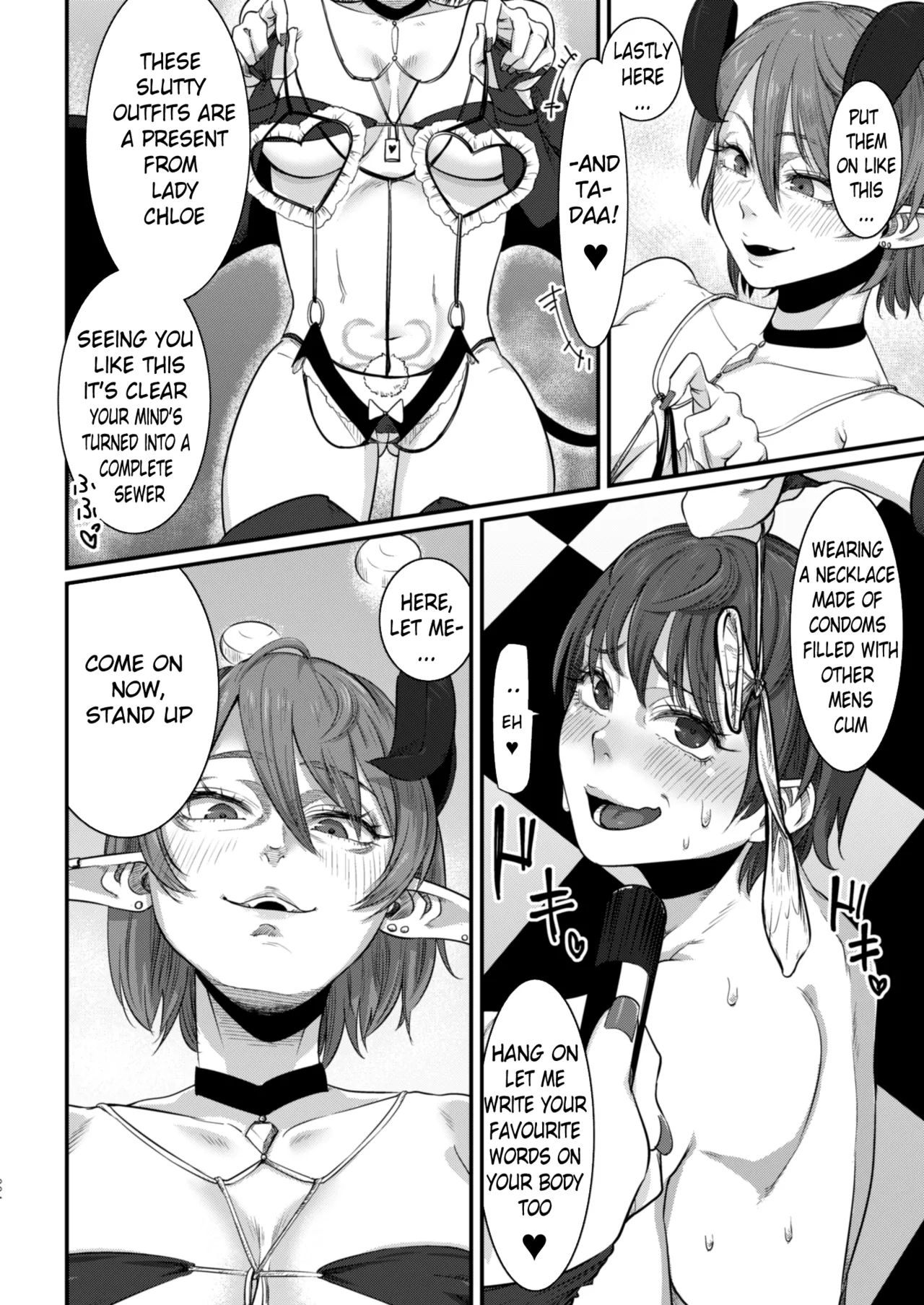 Slave Training Succubus ~The Maso Slave "Me" Gets Dropped to Rock Bottom by a Diseased Cock Type Livestream~ page 3 full