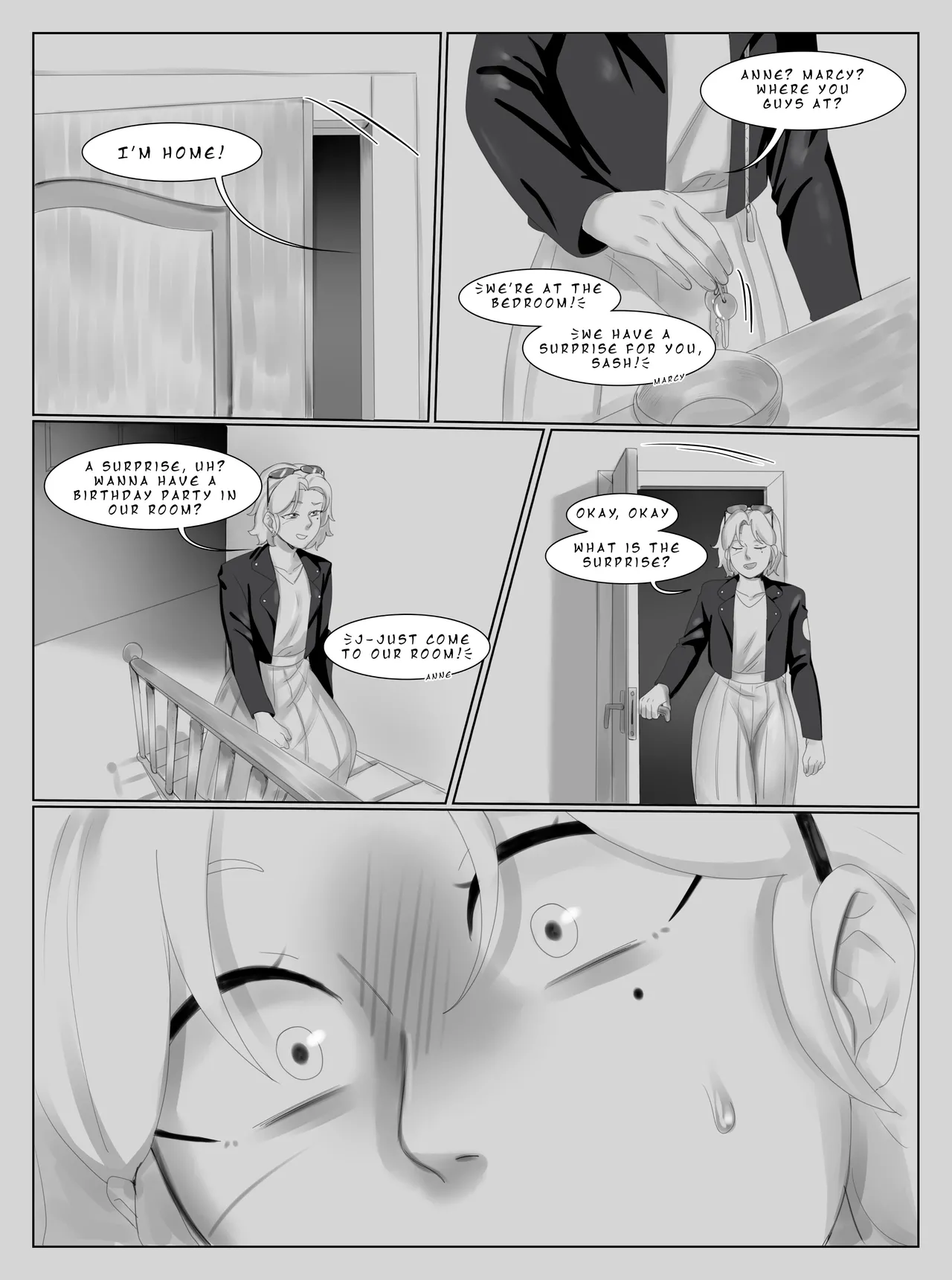 Sasha's Birthday Present page 1 full