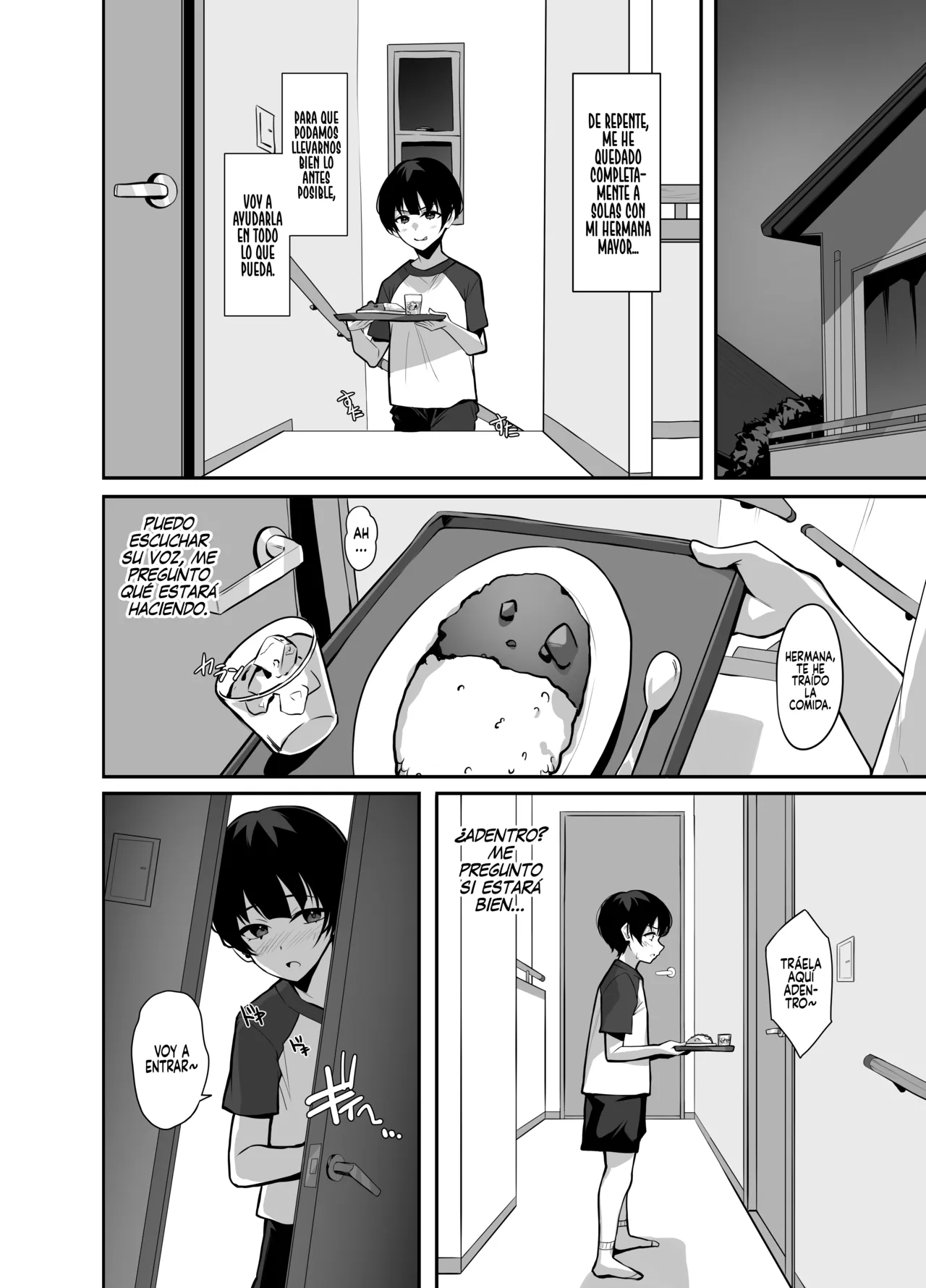 Downer de Hikikomori na Onee-chan no Himitsu no Otetsudai｜Mi Hermana Mayor Hikikomori y la Ayuda Secreta page 8 full