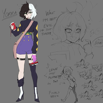 [ThiccwithaQ / Nyantcha] Yorra Villeneuve (Pokemon OC) cover