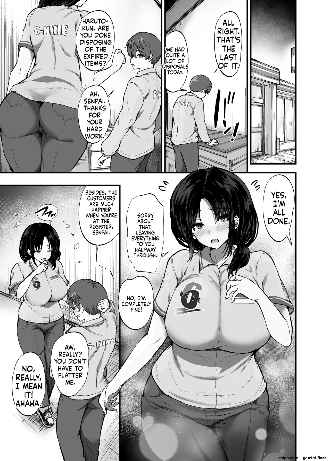 Beit Saki no Yasashii Senpai wa Tenchou no Kaiinu deshita. ~Soshite Boka wa Senpai ni Kawareru~ page 2 full