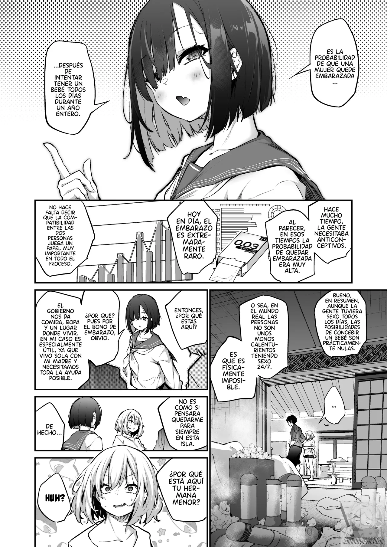 Imouto Haramasenai to Derarenai Shima 2 | Una Isla de la Que no Puedo Salir a Menos Que Embarace a mi Hermana 2 page 10 full