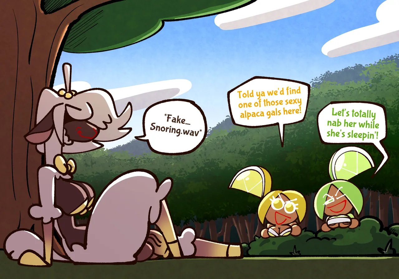 Don't Try to Kidnap the Alpa-cookie!! page 1 full