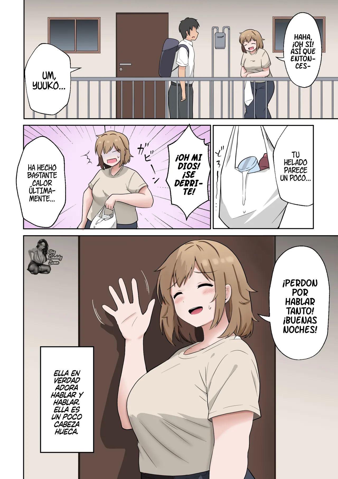 Apart no Otonari-san ga Yarasete Kureru Hanashi｜Mi Vecina De Al Lado Me Deja Follarla page 3 full