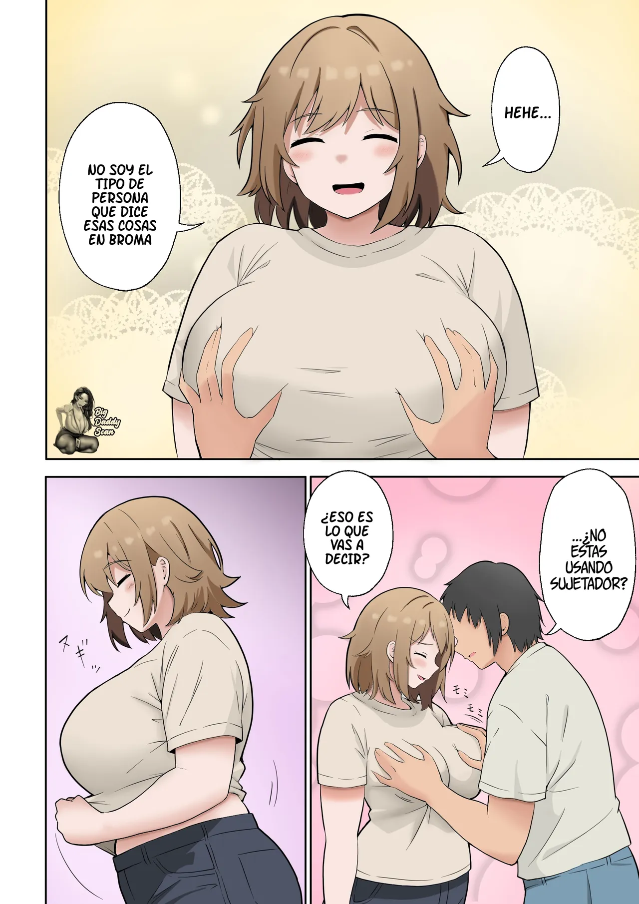 Apart no Otonari-san ga Yarasete Kureru Hanashi｜Mi Vecina De Al Lado Me Deja Follarla page 9 full