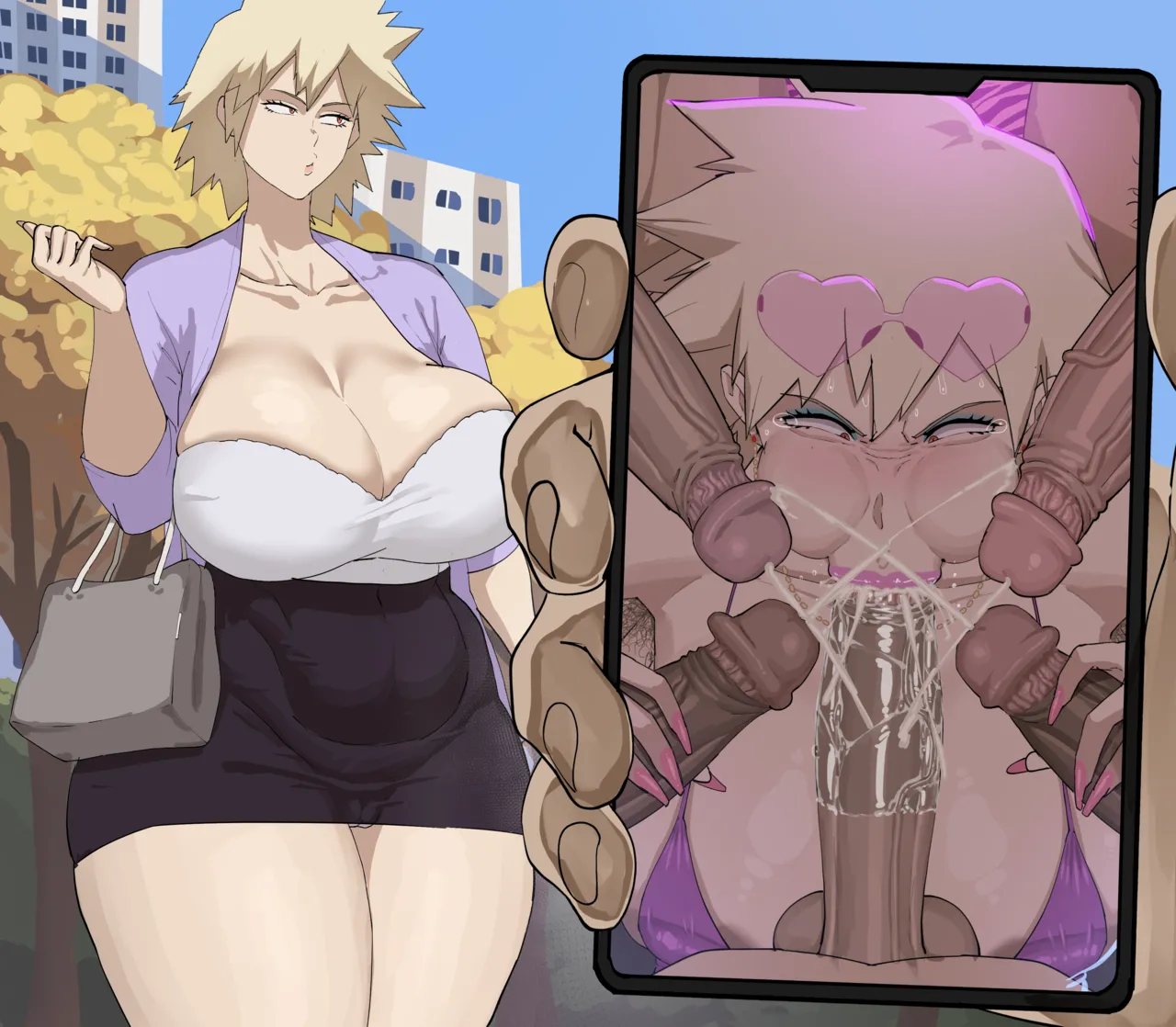 Mitsuki Bakugo on Phone page 3 full
