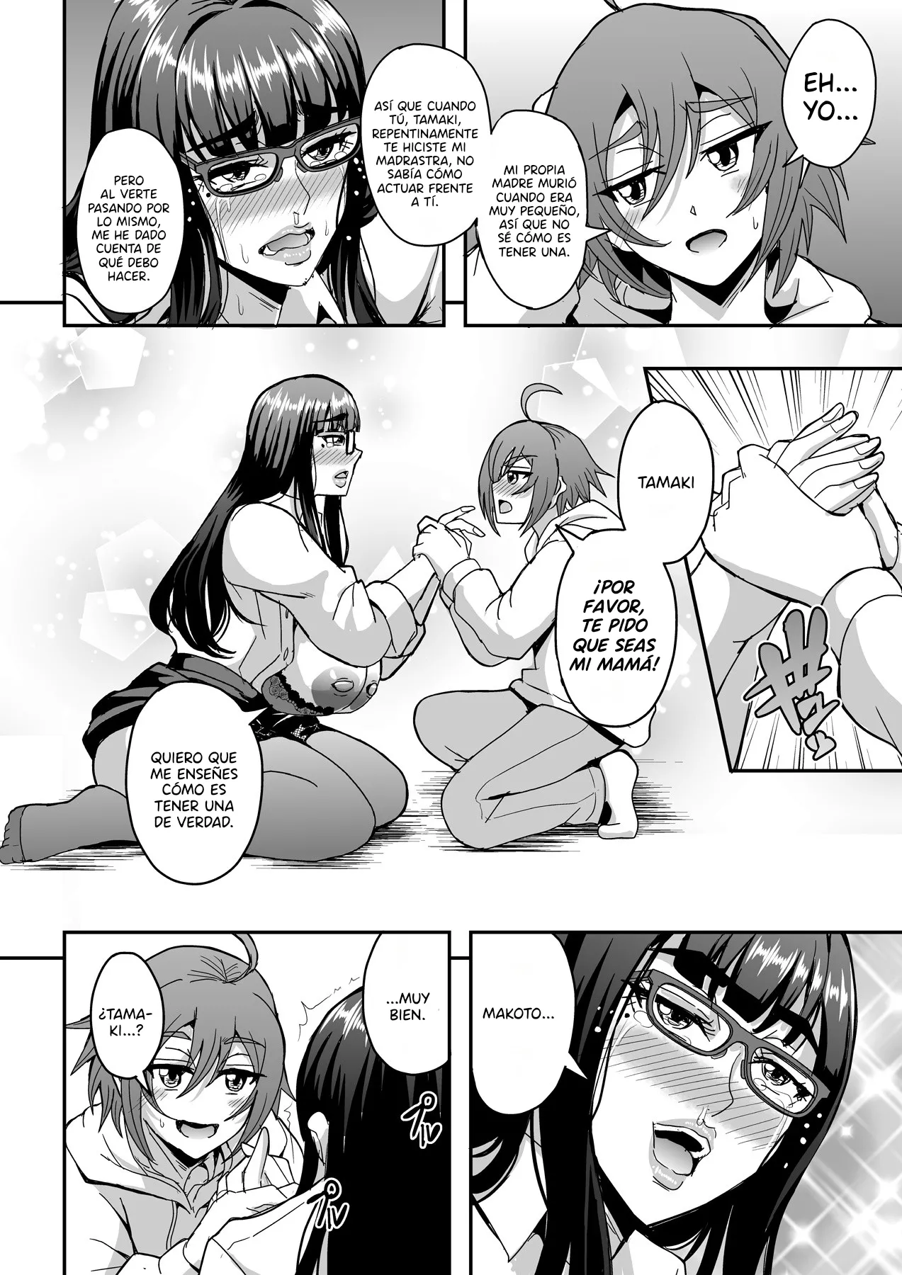 Kyoushi to Mama to Koibito no Kao｜El Rostro de una profesora, una madrastra y una amante page 11 full