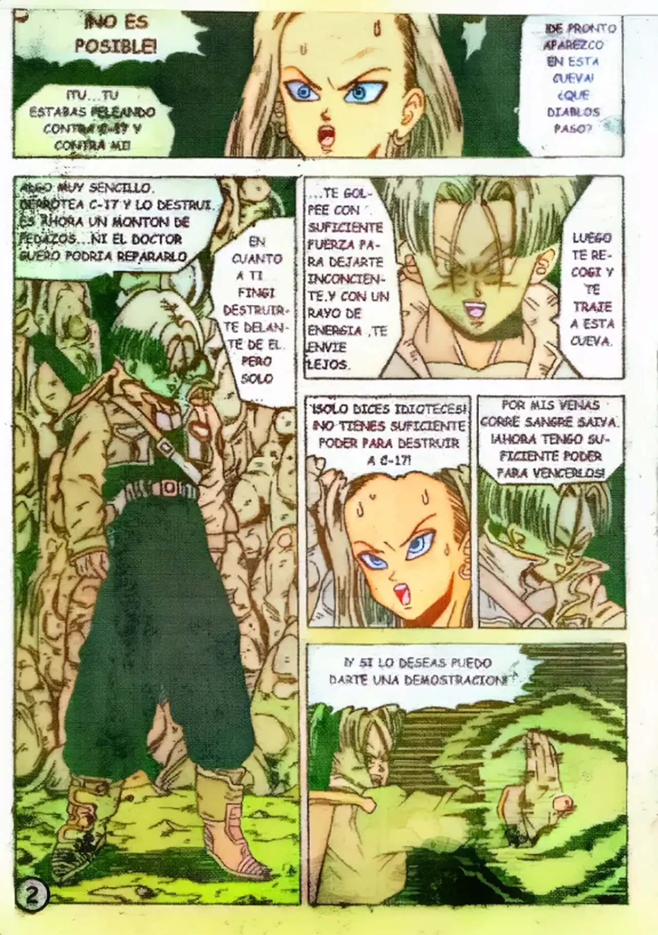 Trunks y C18 A Color Sin Censura page 4 full