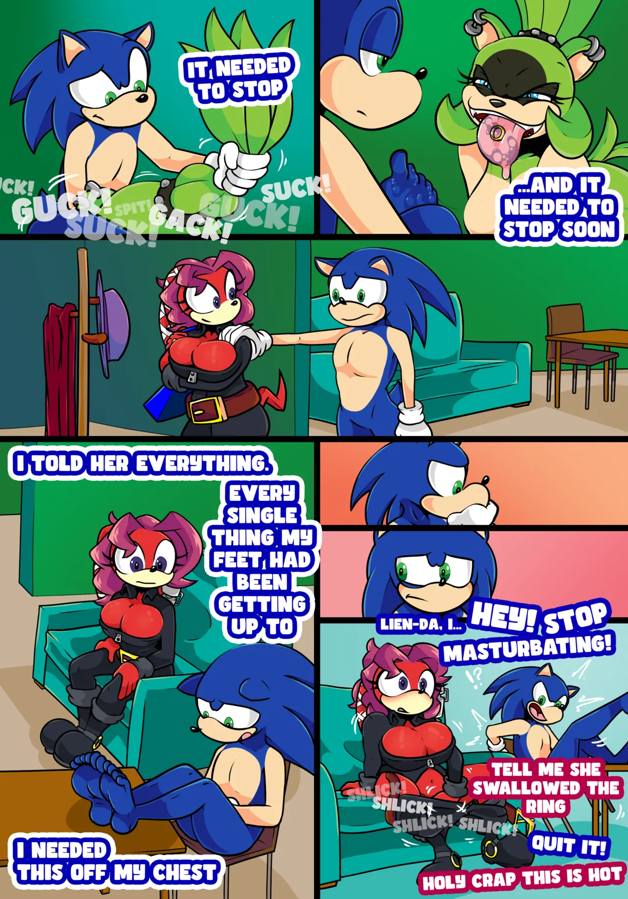 Sonic... I want to Marry your Feet! page 11 full