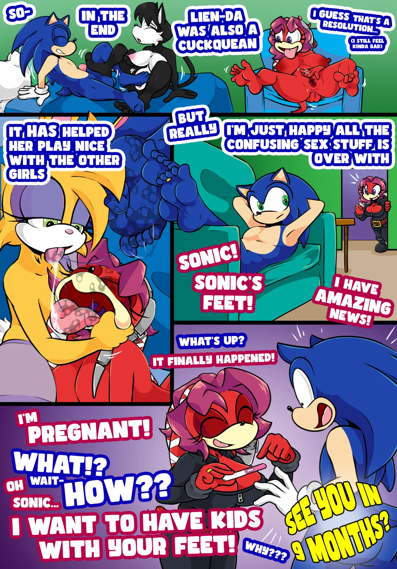 Sonic... I want to Marry your Feet! page 12 full