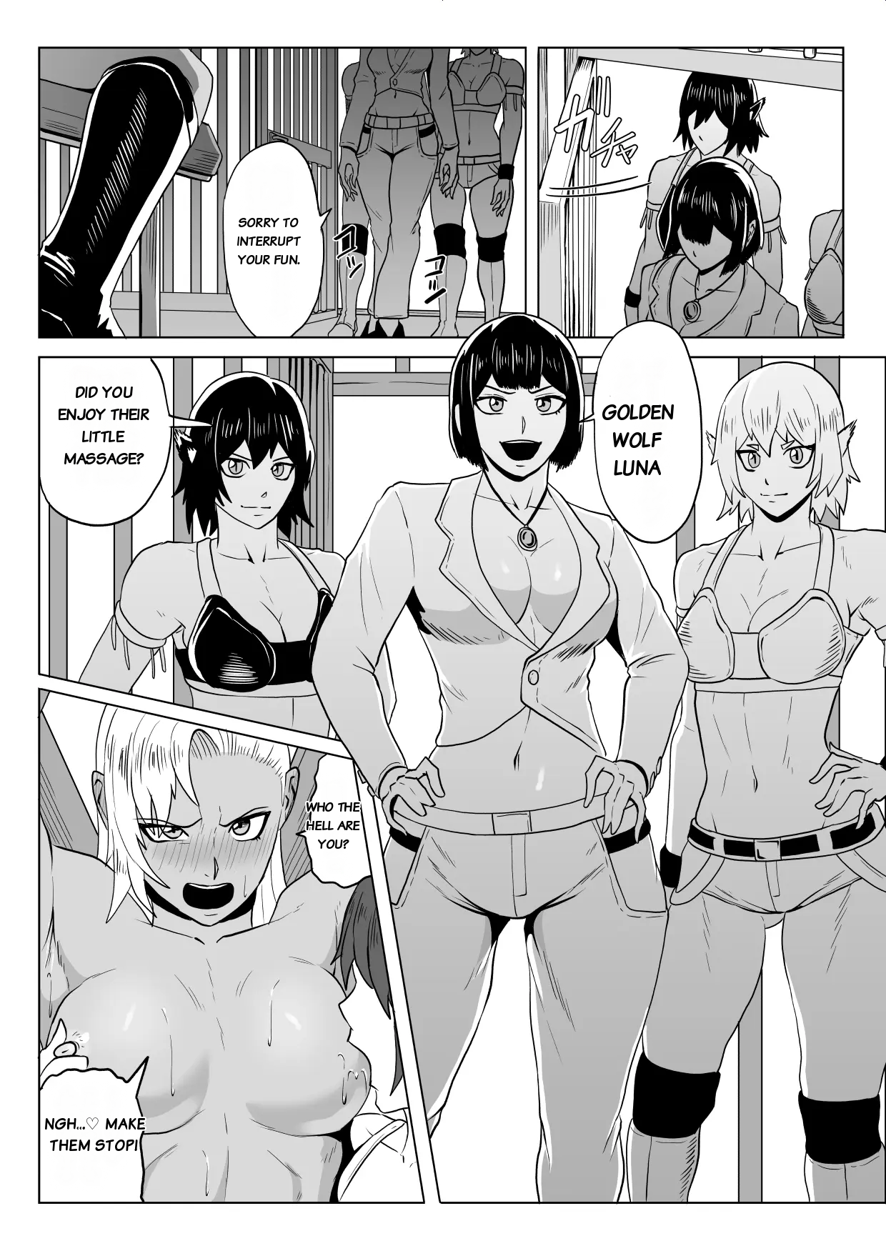 Golden Wolf Luna Kutsujoku ProWres 2 page 3 full
