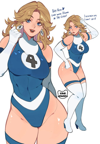[Kamii Momoru] Sue Storm (Fantastic Four) cover