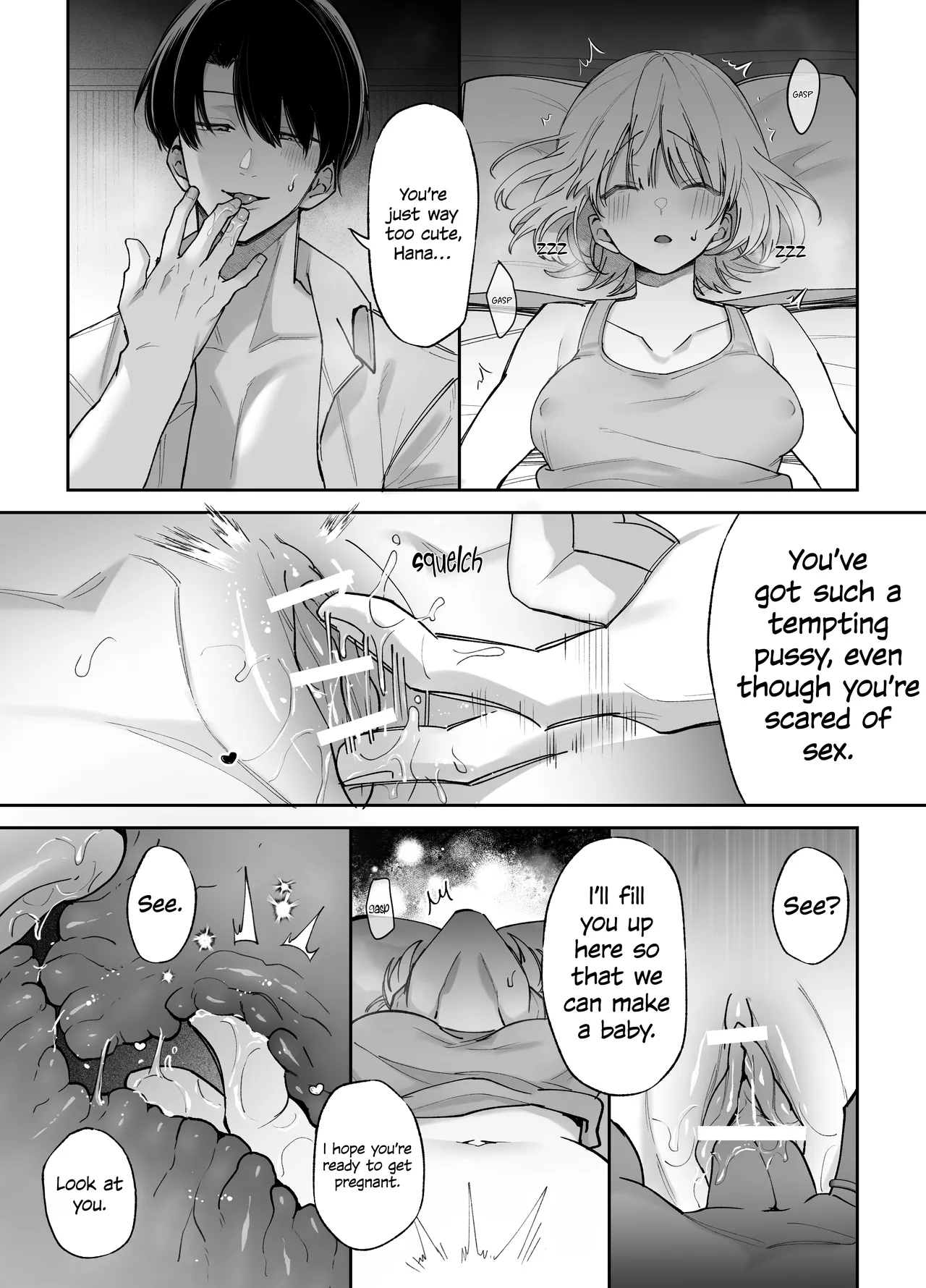 If you're scared of sex, I'll impregnate you while you're sleeping. page 11 full