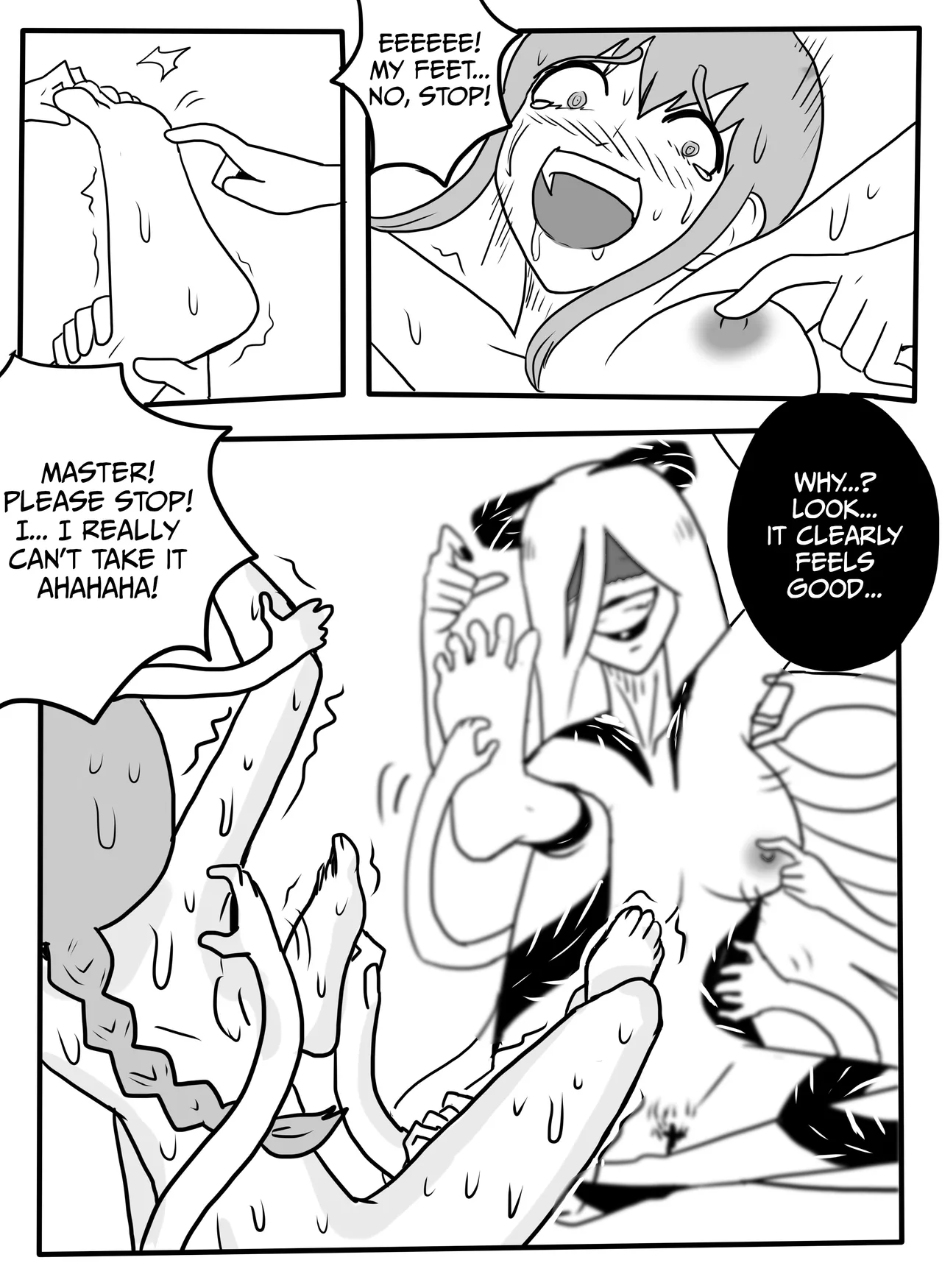 溃败于痒的支配 | Control's Defeat by Tickles page 11 full
