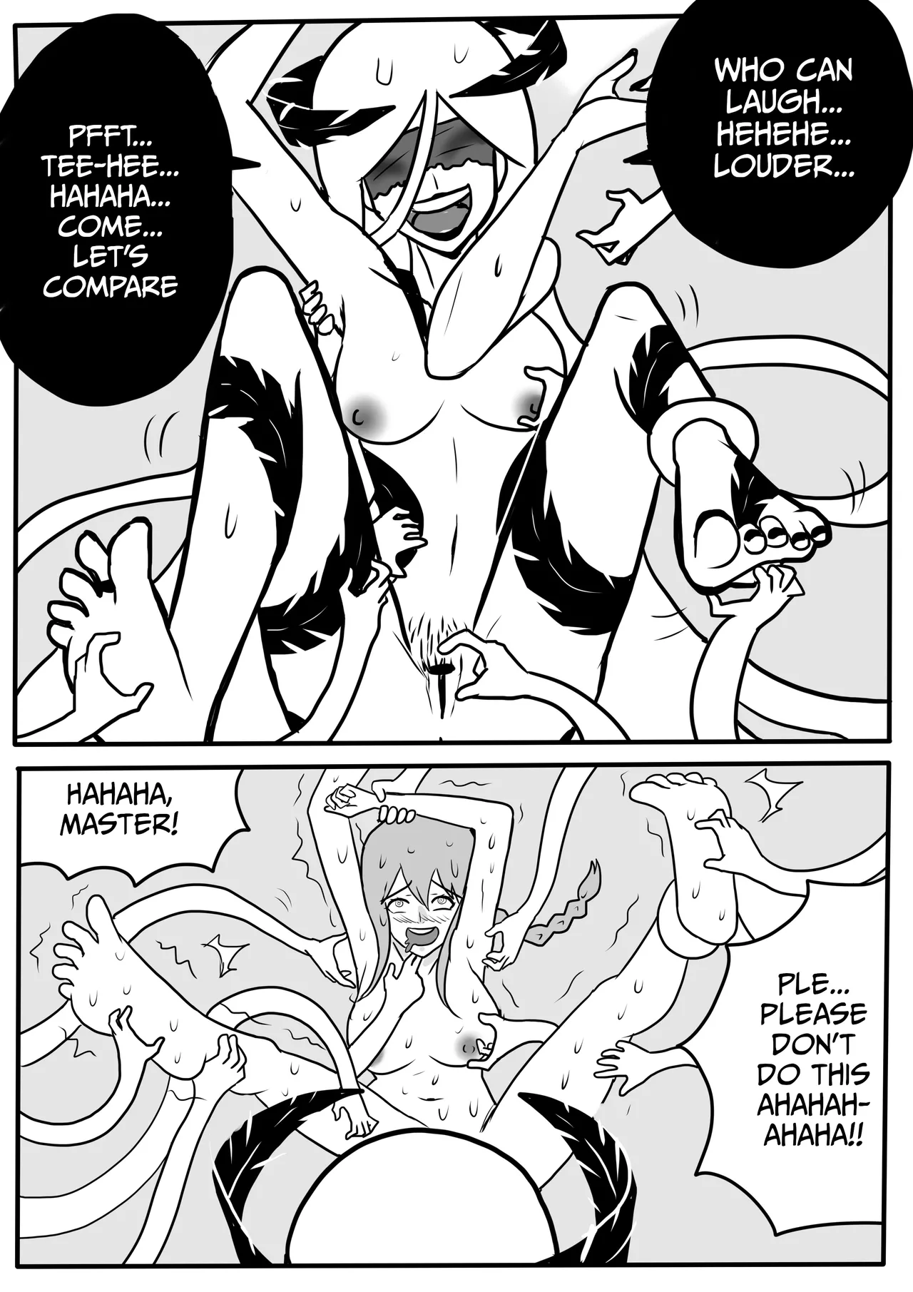 溃败于痒的支配 | Control's Defeat by Tickles page 12 full
