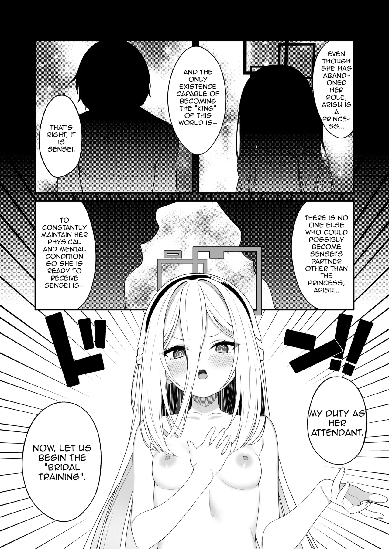 A Story About Sensei Waking Up in Arisu's Body and Getting Worked Over by Kei-chan!? page 12 full