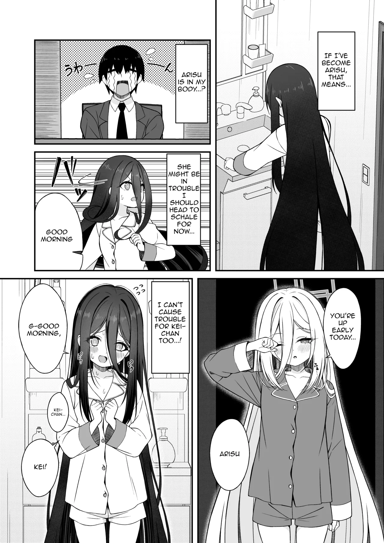 A Story About Sensei Waking Up in Arisu's Body and Getting Worked Over by Kei-chan!? page 7 full