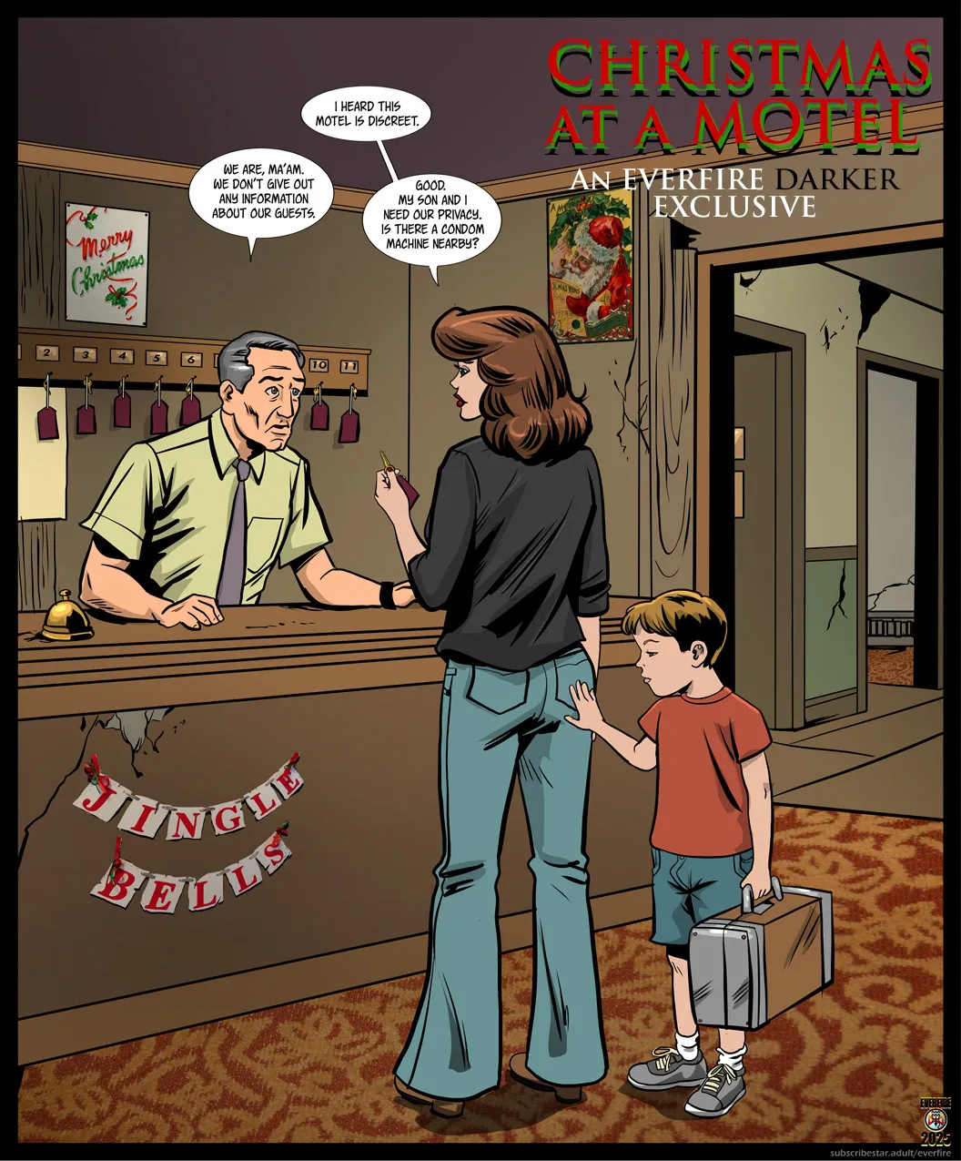 Christmas At A Motel page 1 full
