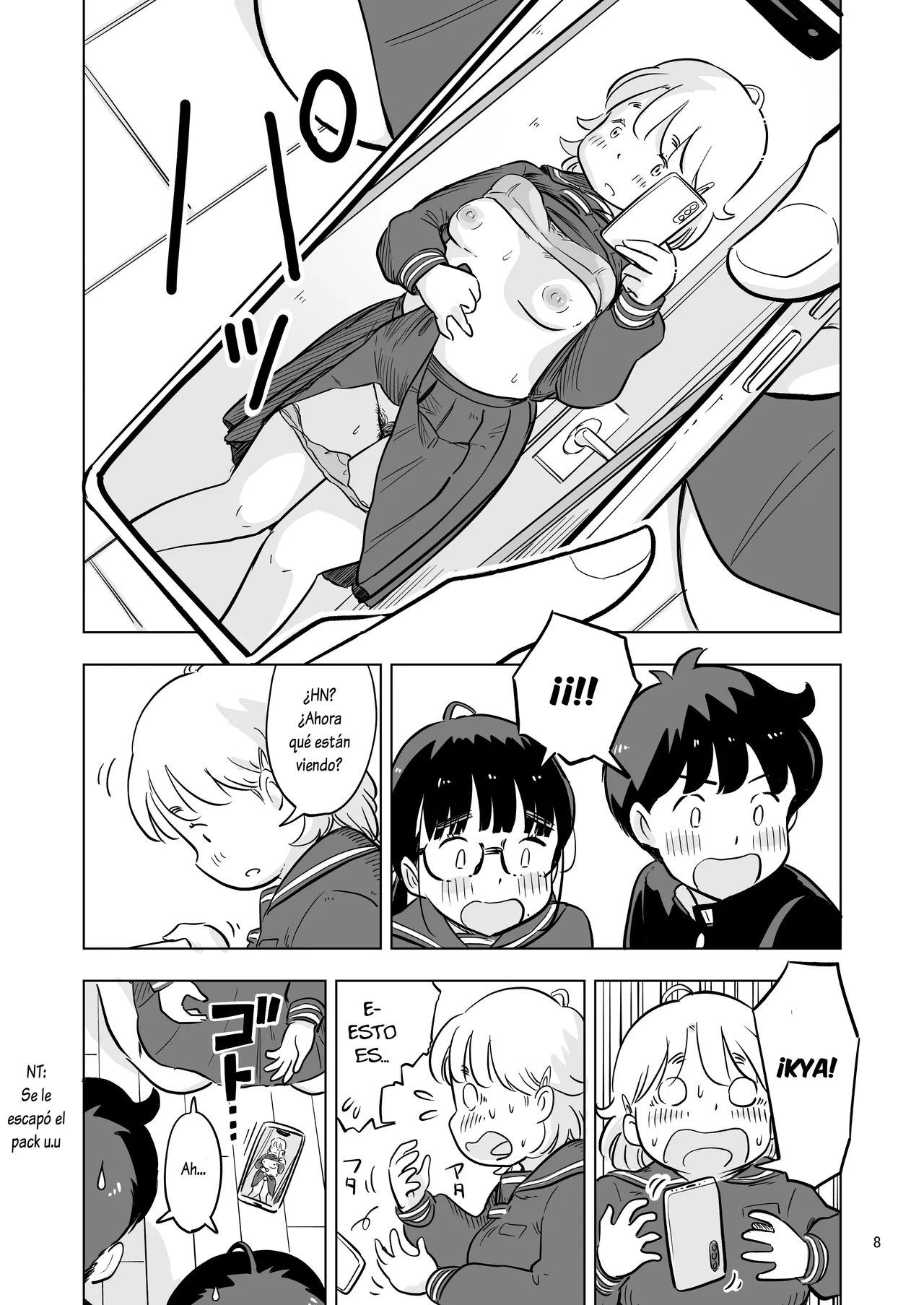 Benkyoukai no Hazudatta no ni... page 8 full