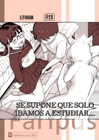 [Lithium no Kojin Circle (Lithium)] Benkyoukai no Hazudatta no ni... [Spanish] [Lovely Diablesse Scan] cover