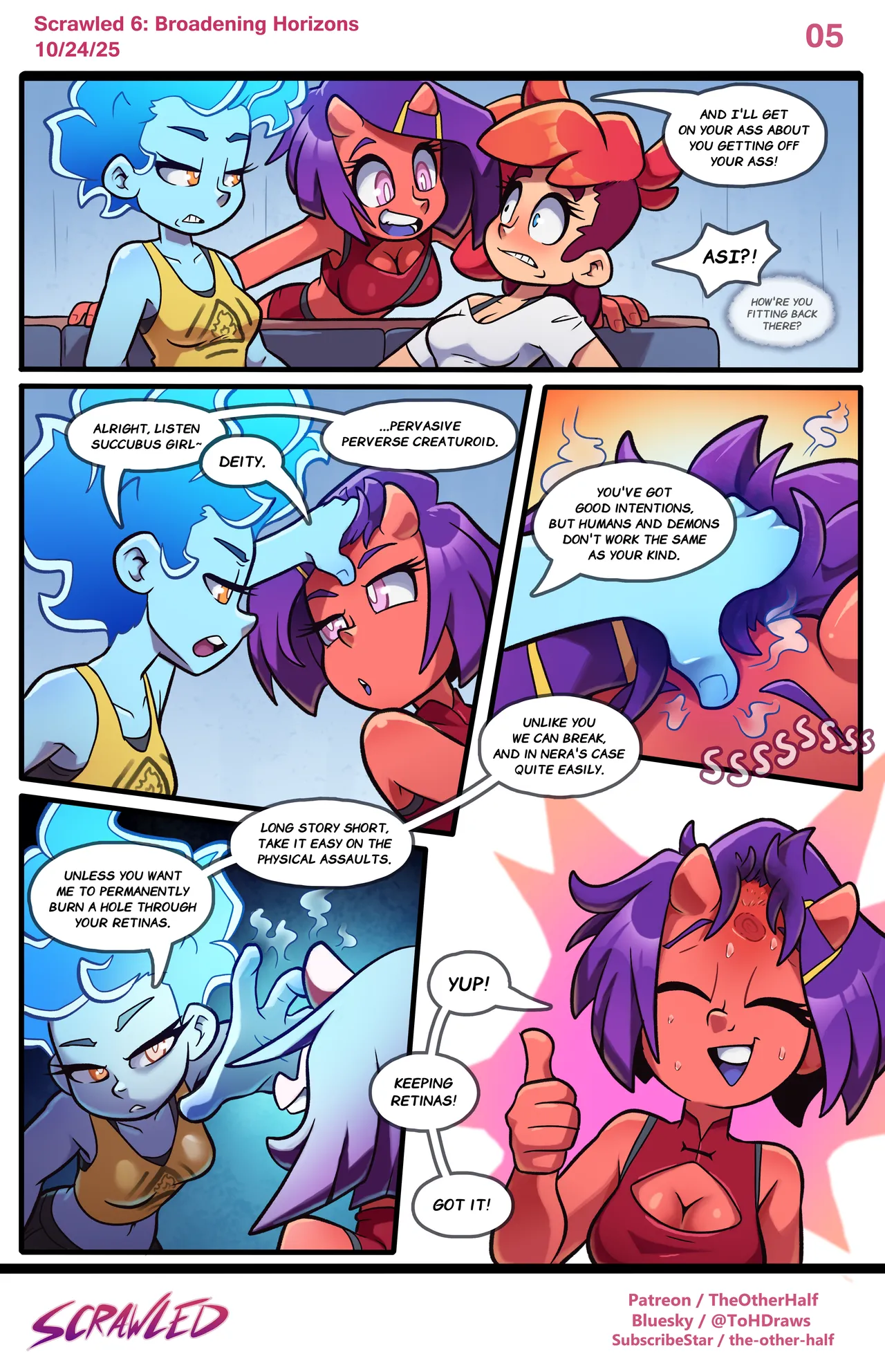 Scrawled 6: Broadening Horizons page 6 full