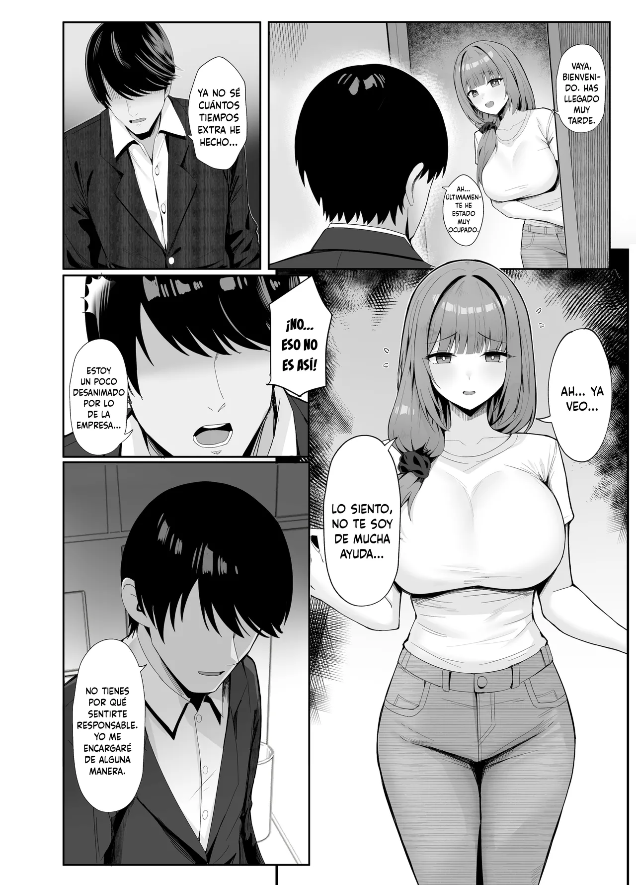 Hitozuma no Love Love Tsuma Daikou｜Trabajo de medio tiempo de una mujer casada como esposa cariñosa page 3 full