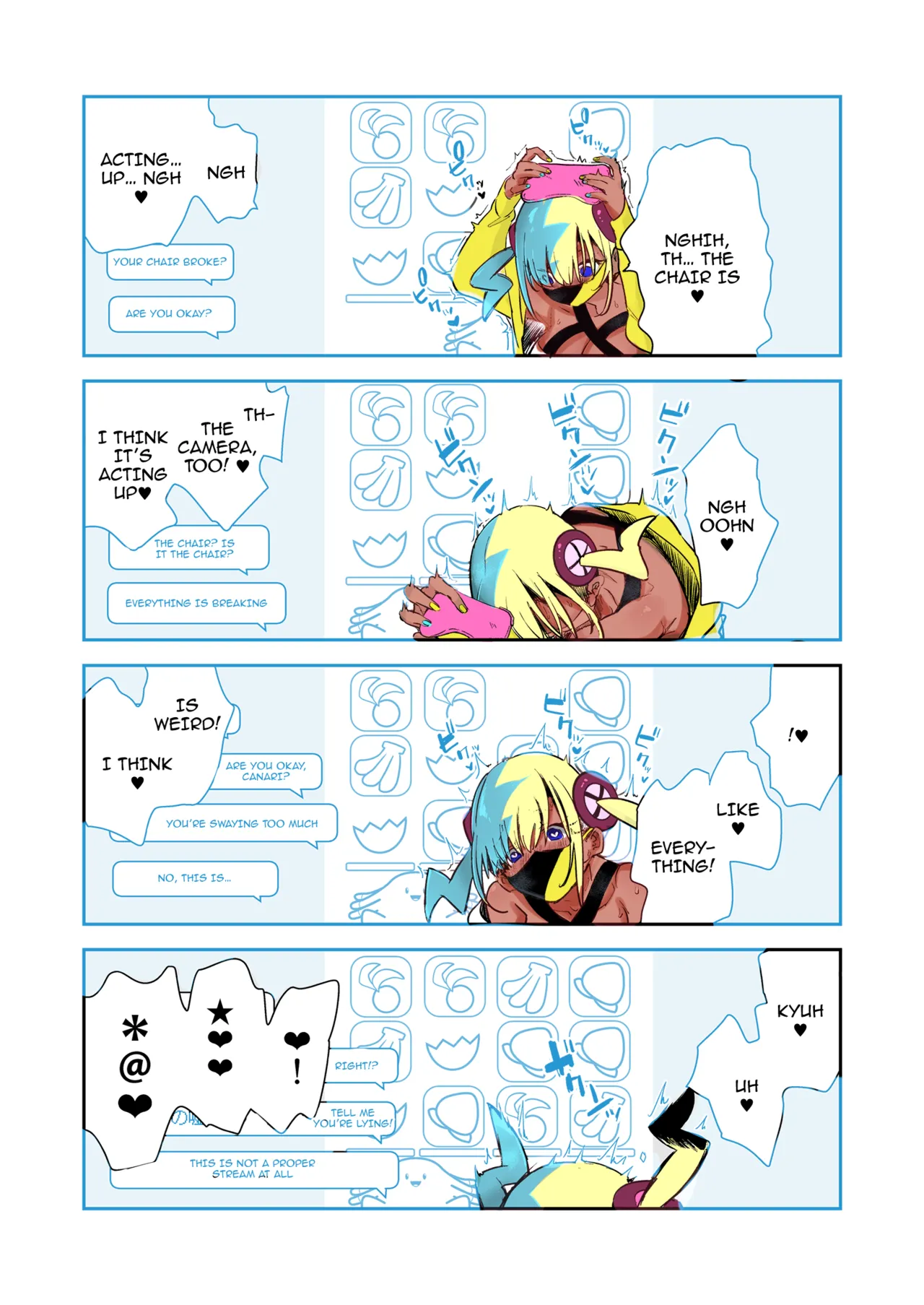 Boku wa Canari Kenzen nano de Ero Haishin wa Shinaizo!! | Canari's Well-Behaved So She Won't Do A Lewd Livestream!! page 12 full