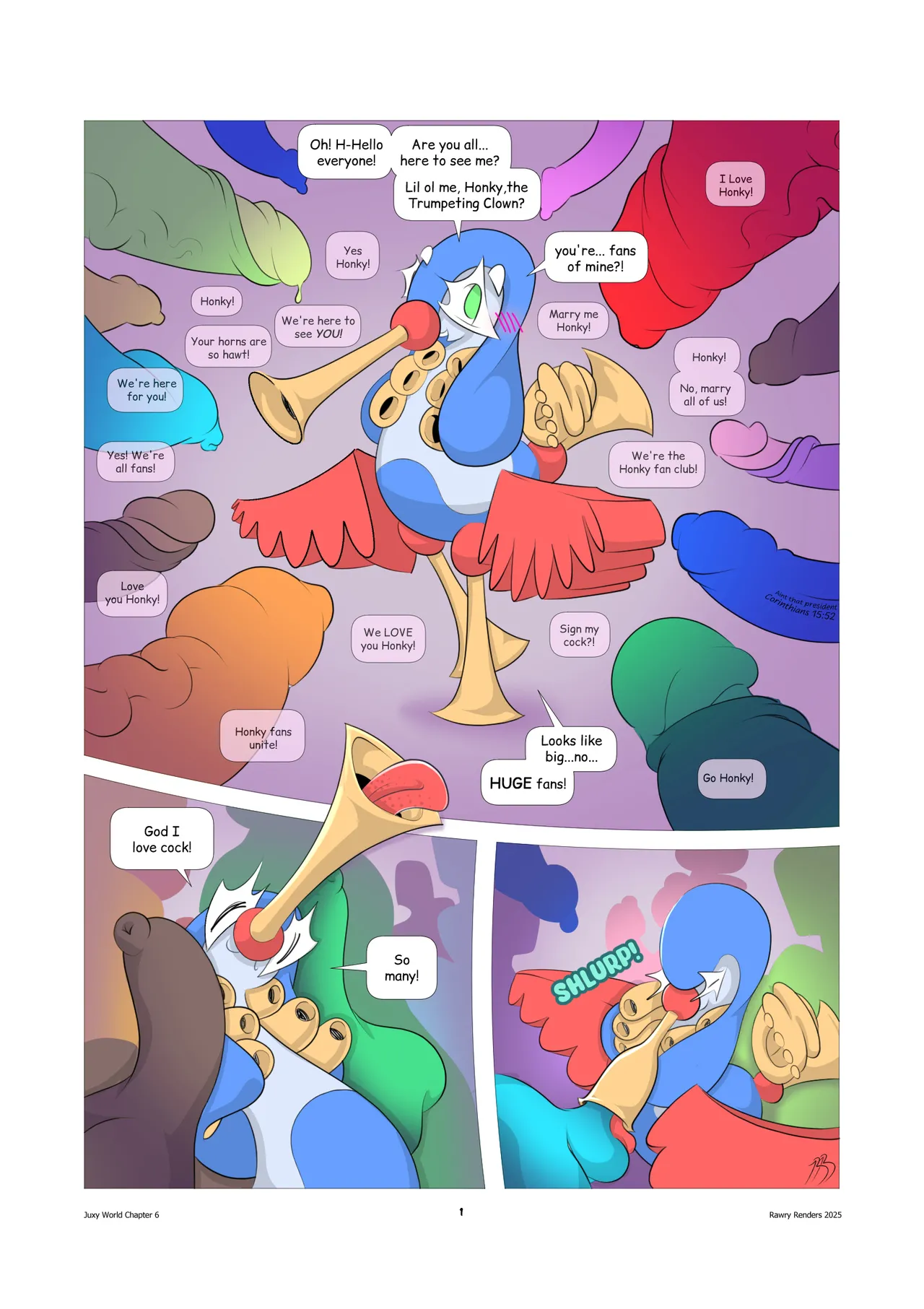 Juxy World: Chapter 6 - The Road Less Traveled page 1 full