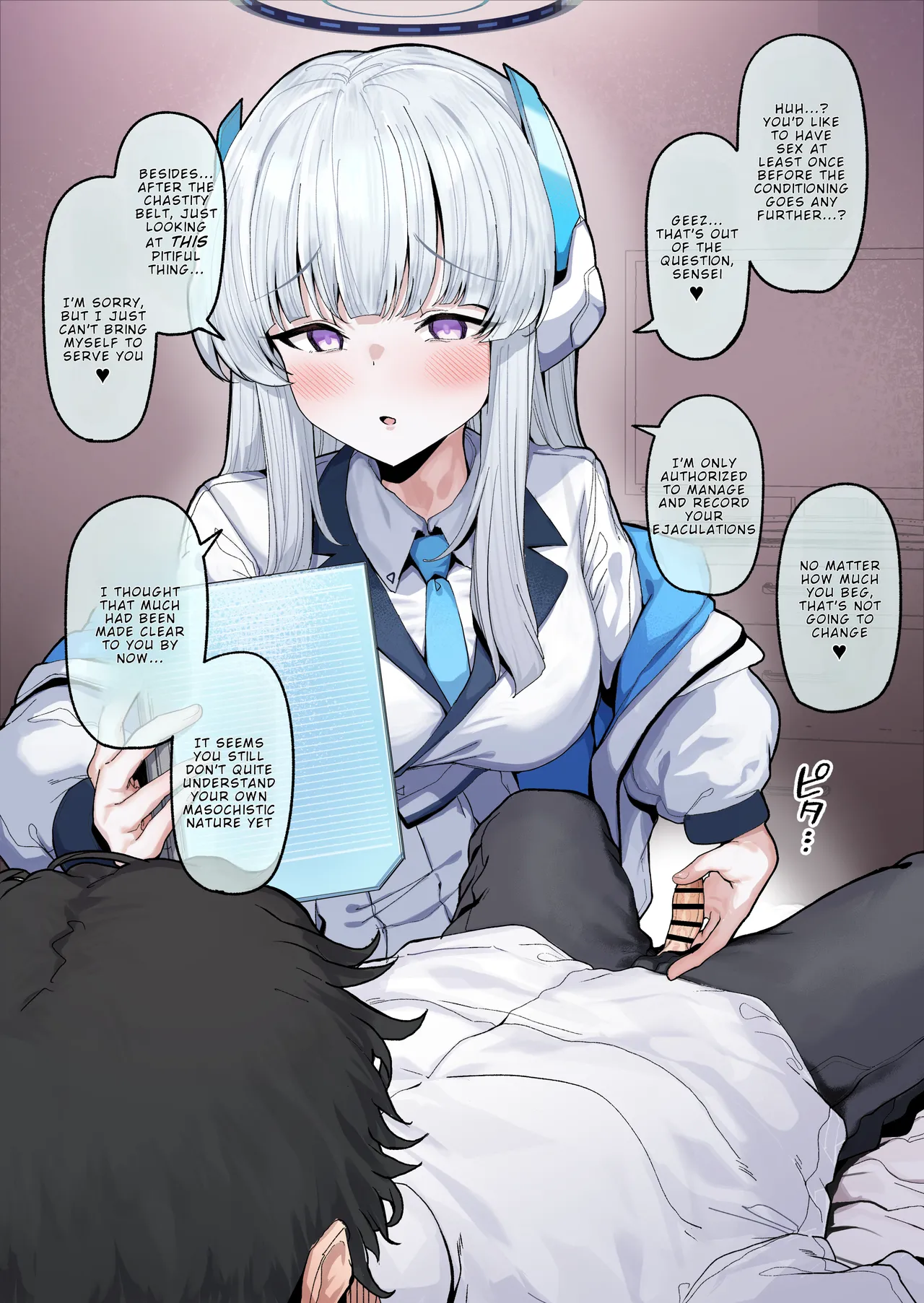 Yuuka Hayase - POV Style Footage While Ushio Controls His Ejaculation With a Handjob page 6 full