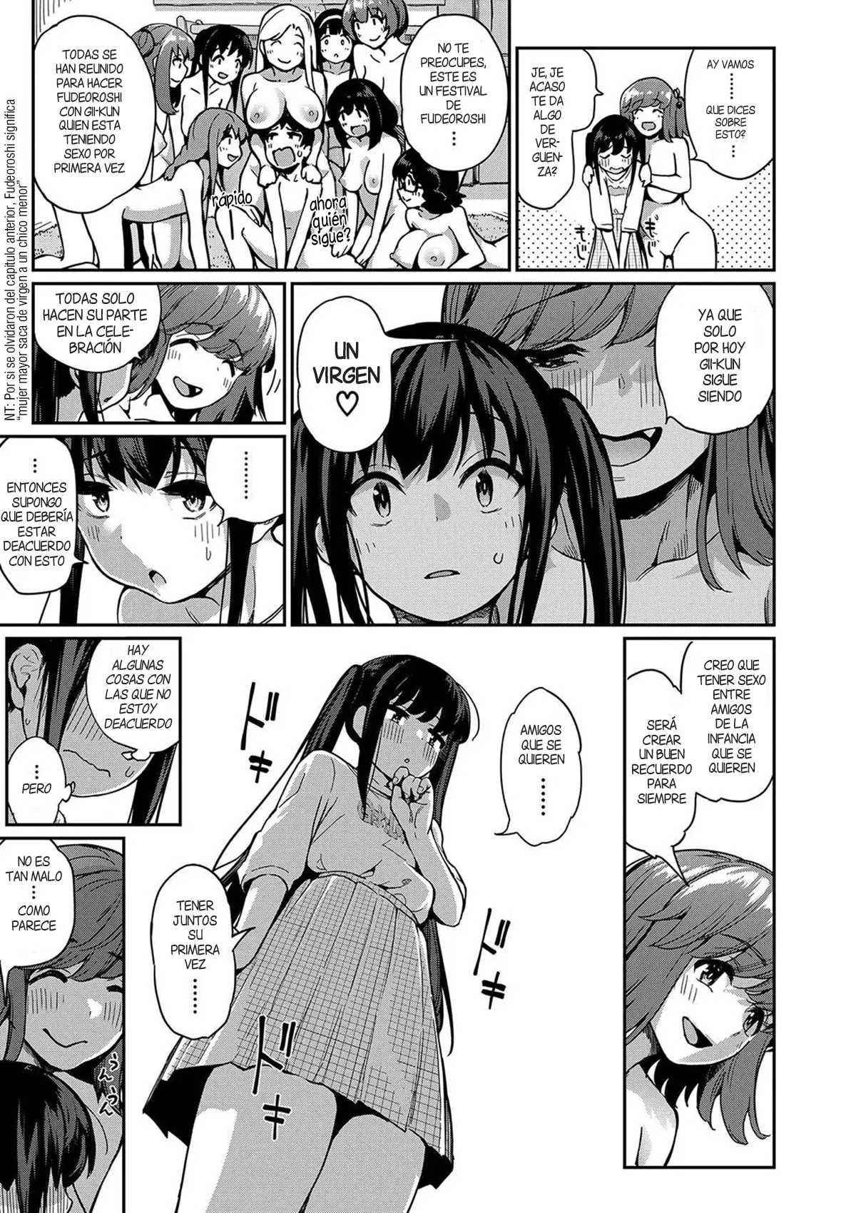 Nanka Neechan-tachi ga Fudeoroshi Matsuri toka Iidashita  | No se que es pero mi hermana y sus amigas hablan de un festival Fudeoroshi page 12 full