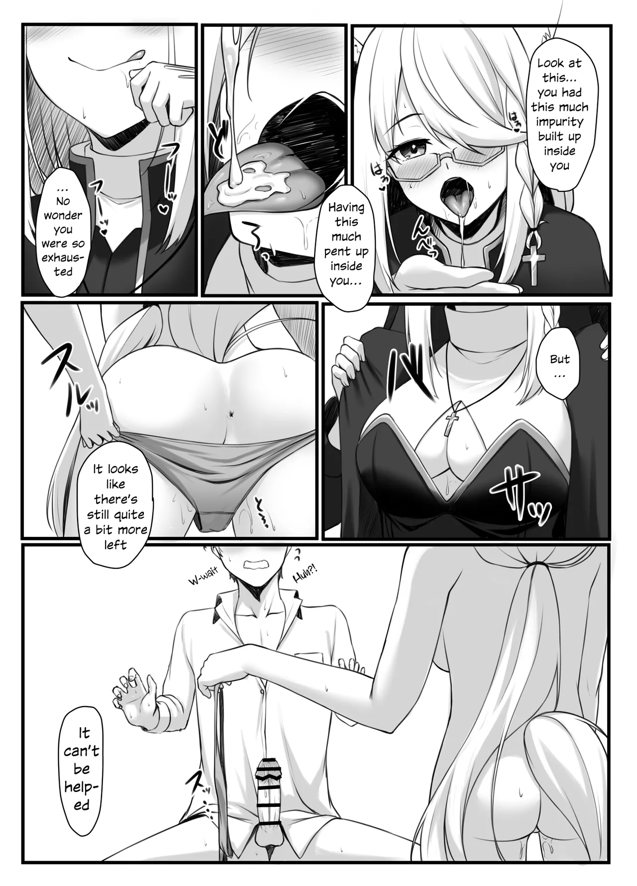 Shinpu FBK-chan to Ecchi Suru Manga | Secret Affairs with a Priest page 7 full