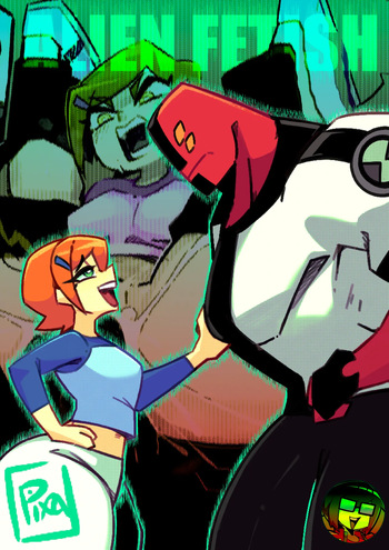 [PixZapix] Gwen - Alien Fetish (Ben 10) cover