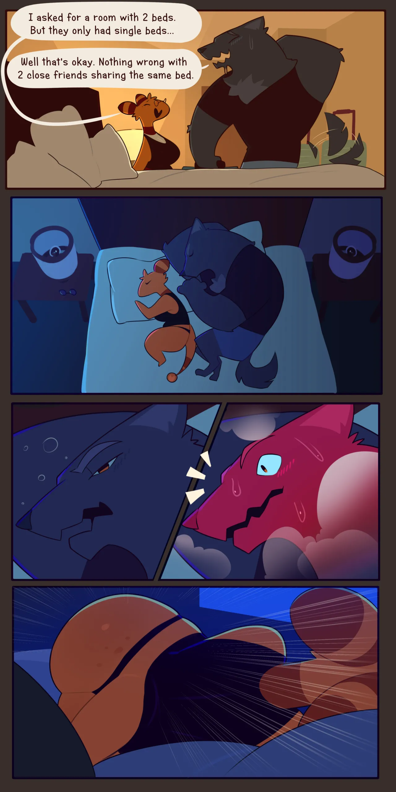 Two friends One bed page 1 full