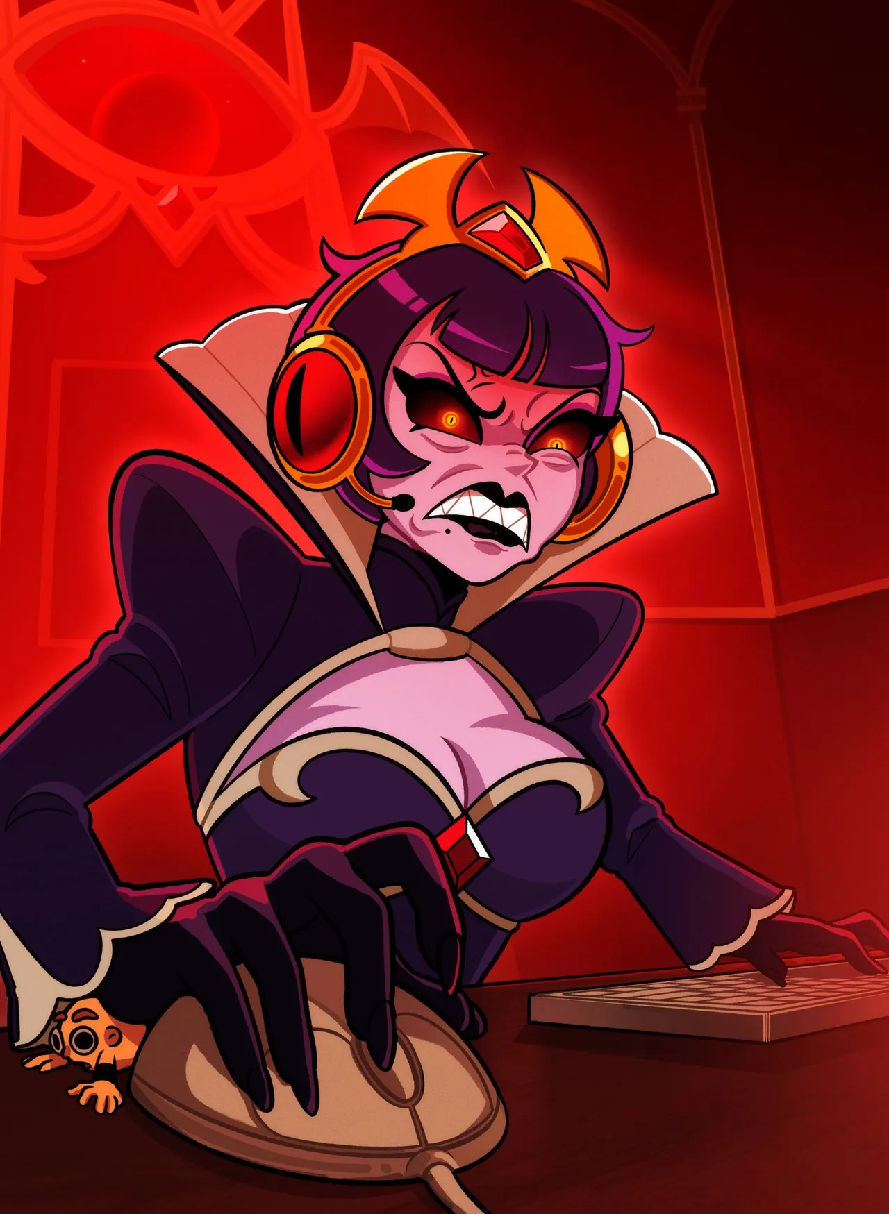 PlayGLAD character queen page 4 full