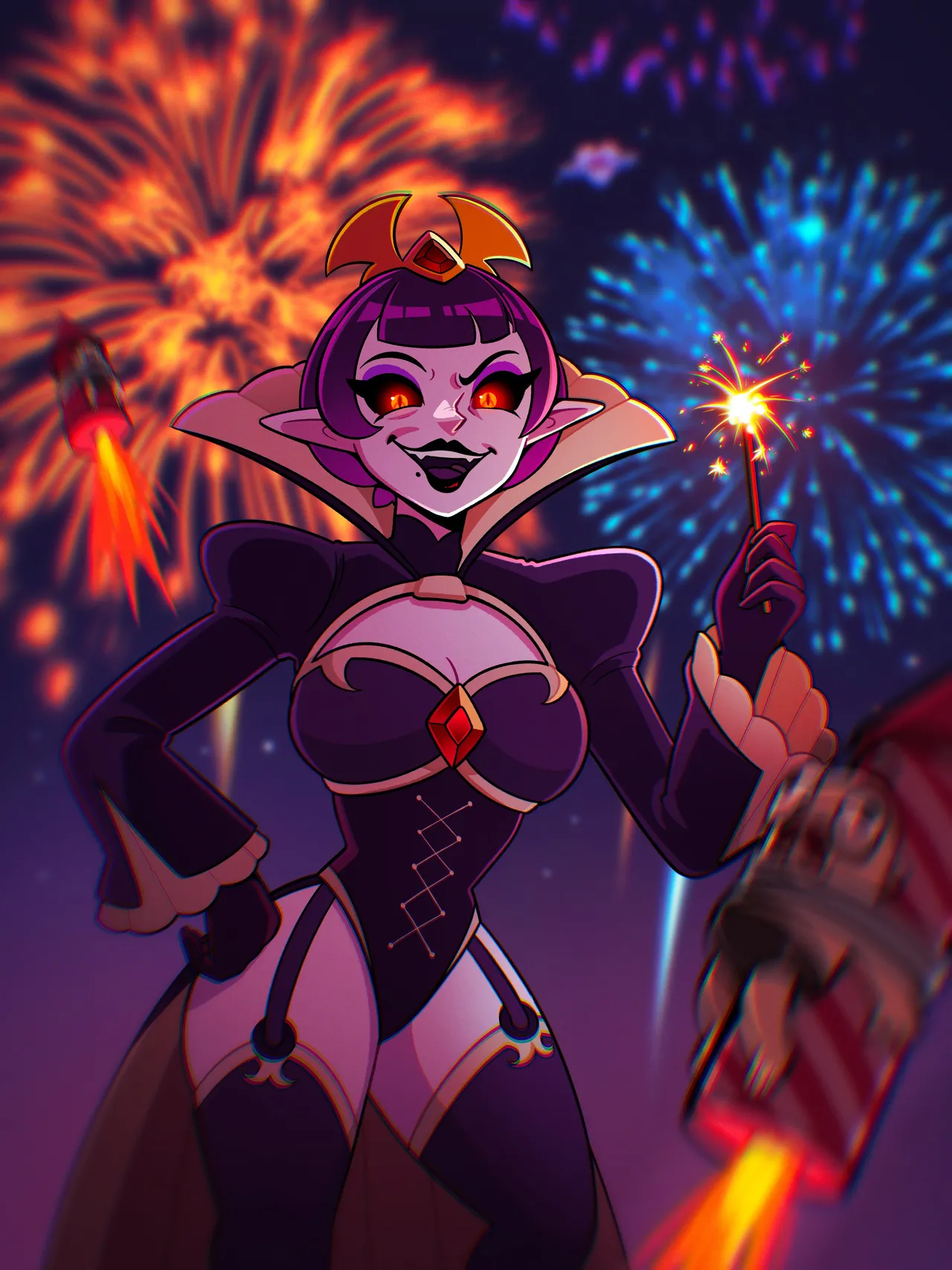 PlayGLAD character queen page 5 full