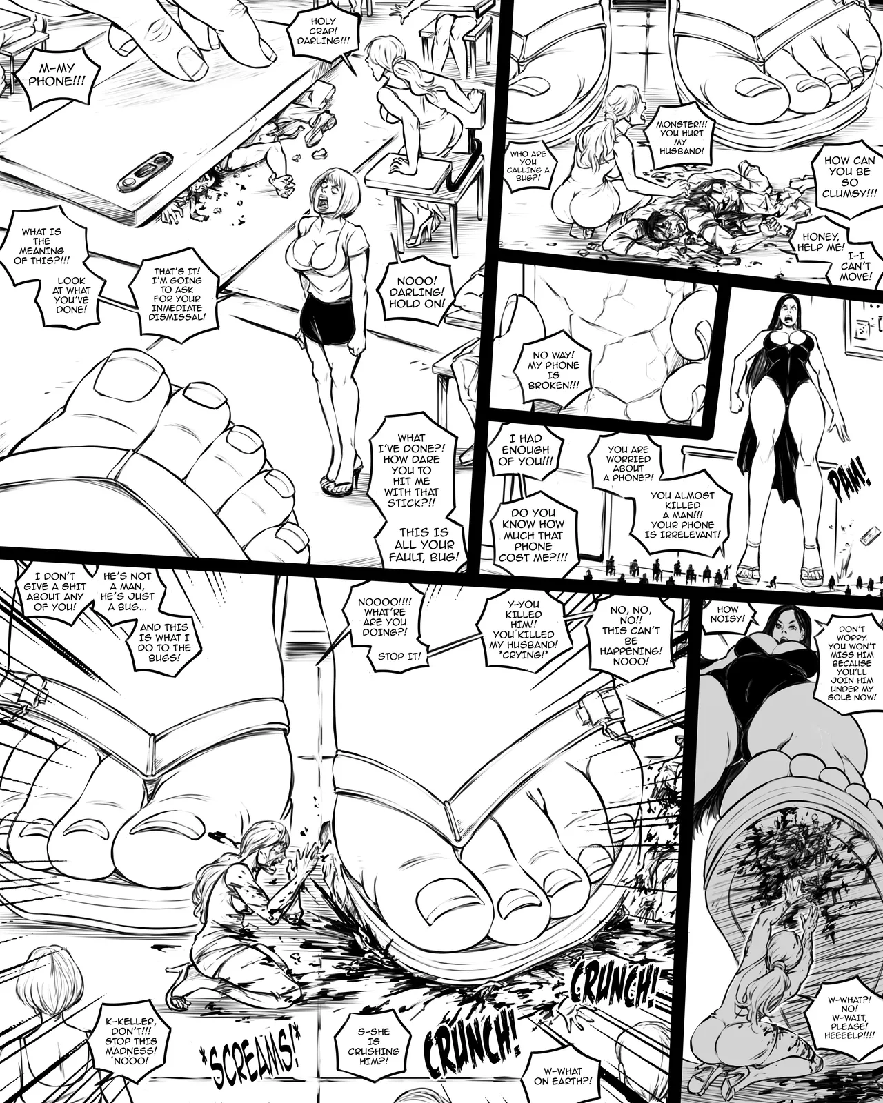 Giantess Boarding School 3 - The Inspectors page 11 full