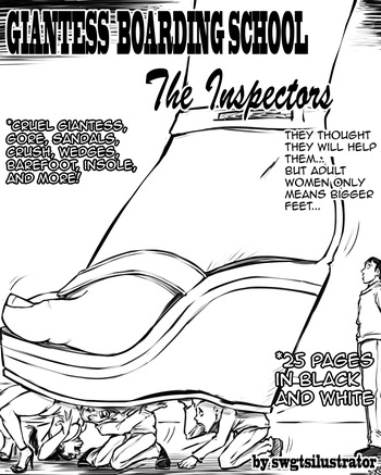[SWGTSDRAWINGS] Giantess Boarding School 3 - The Inspectors cover