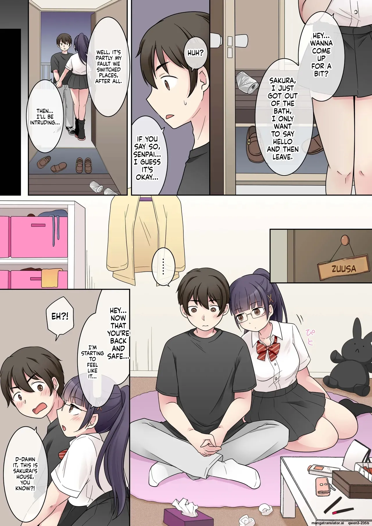 My Genius Senpai Girlfriend Swapped Bodies with a Gal! page 6 full