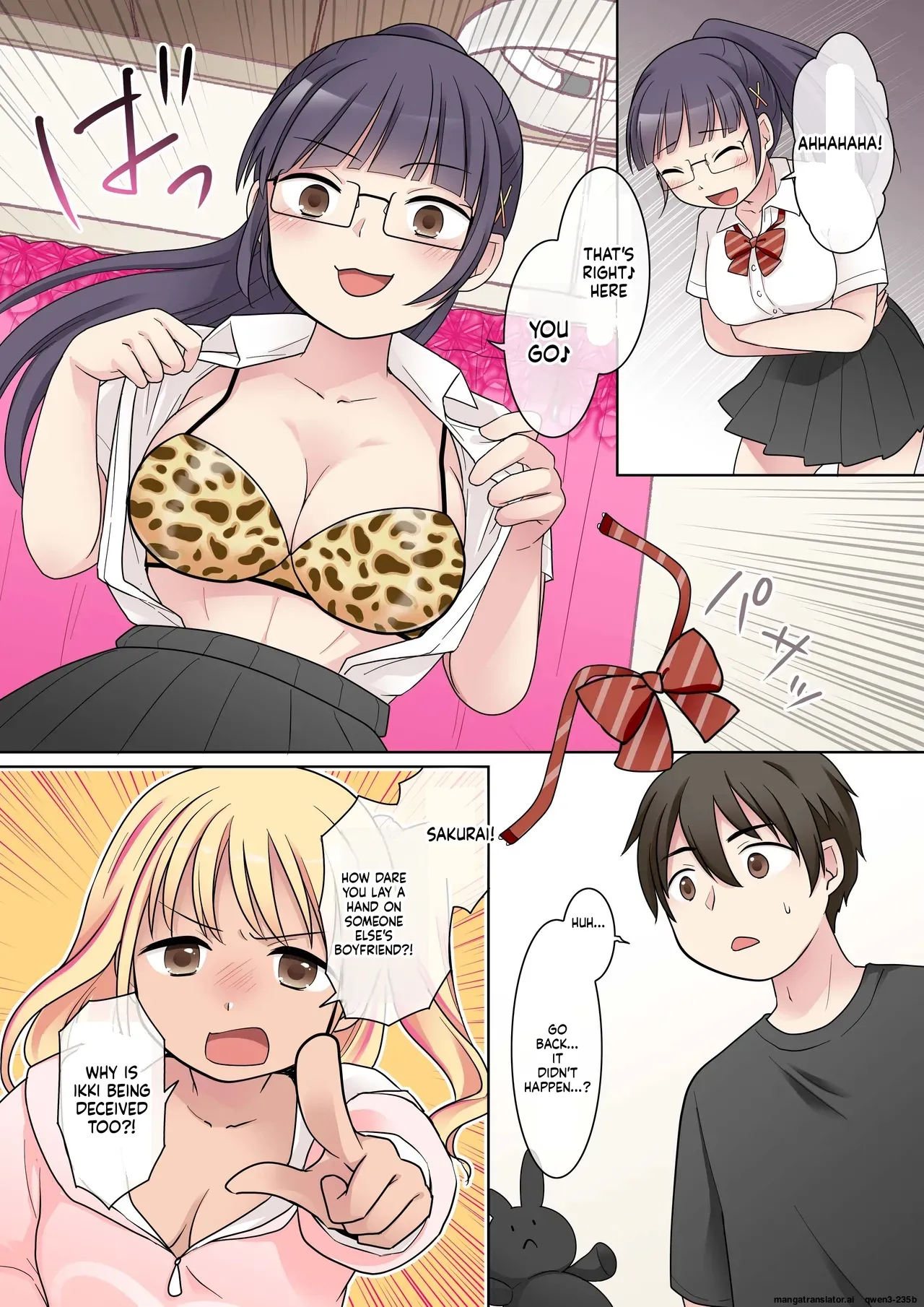 My Genius Senpai Girlfriend Swapped Bodies with a Gal! page 8 full