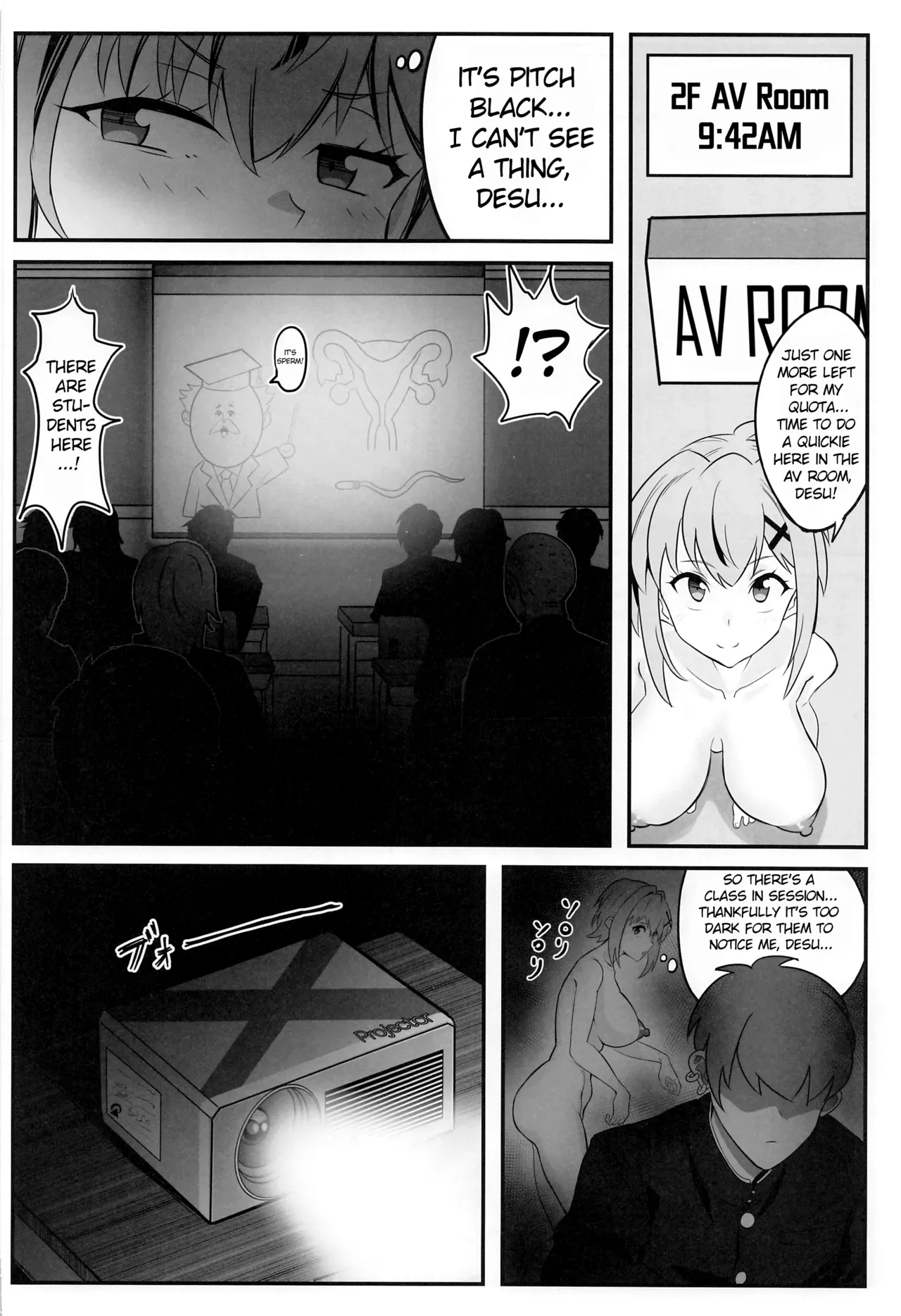 Kiri-chan no Danshikounai Roshutsu Haikai Quest page 9 full