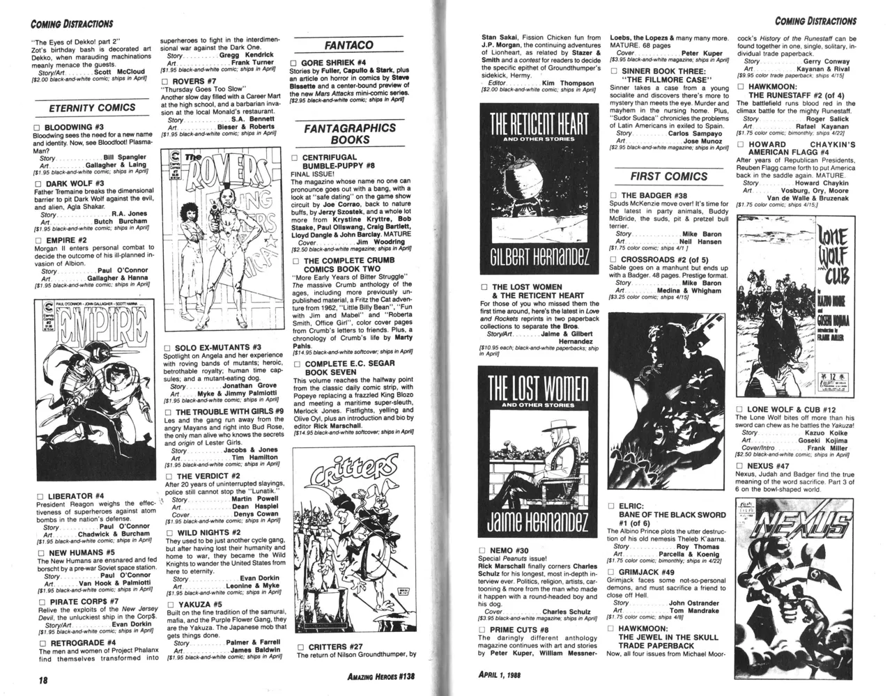 Amazing Heroes Swimsuit 1988 page 10 full