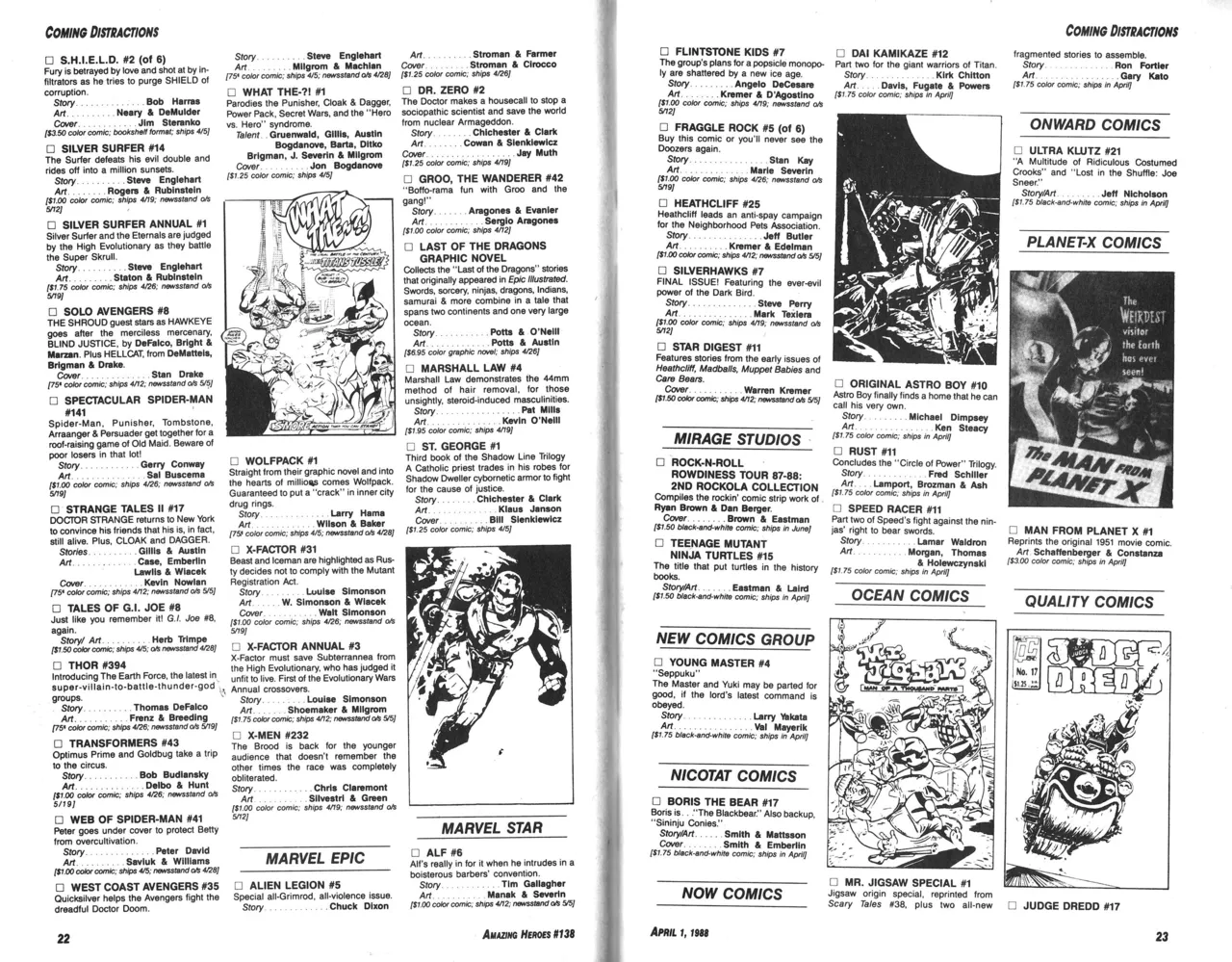 Amazing Heroes Swimsuit 1988 page 12 full