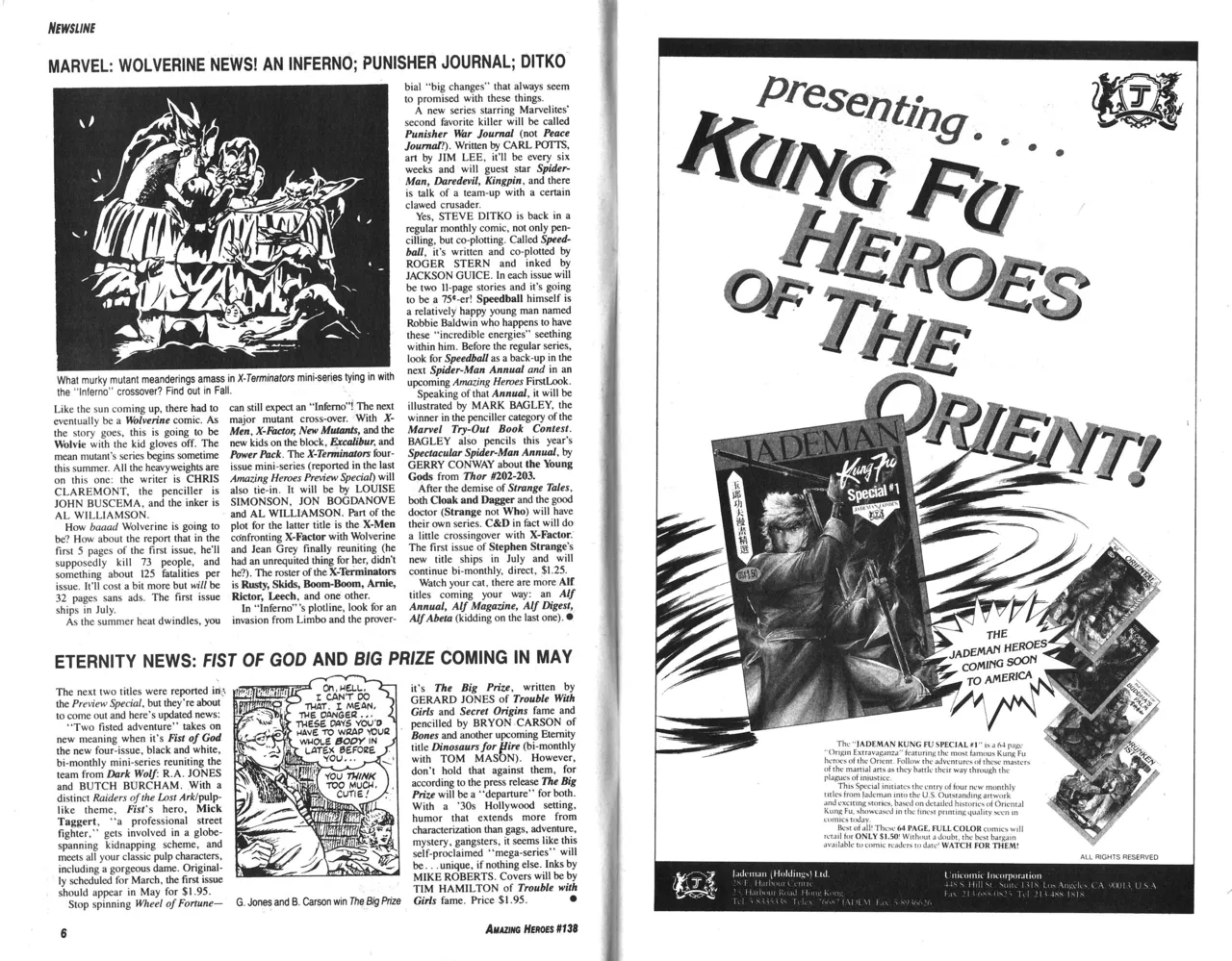 Amazing Heroes Swimsuit 1988 page 4 full