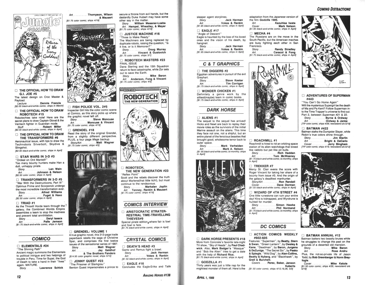 Amazing Heroes Swimsuit 1988 page 7 full