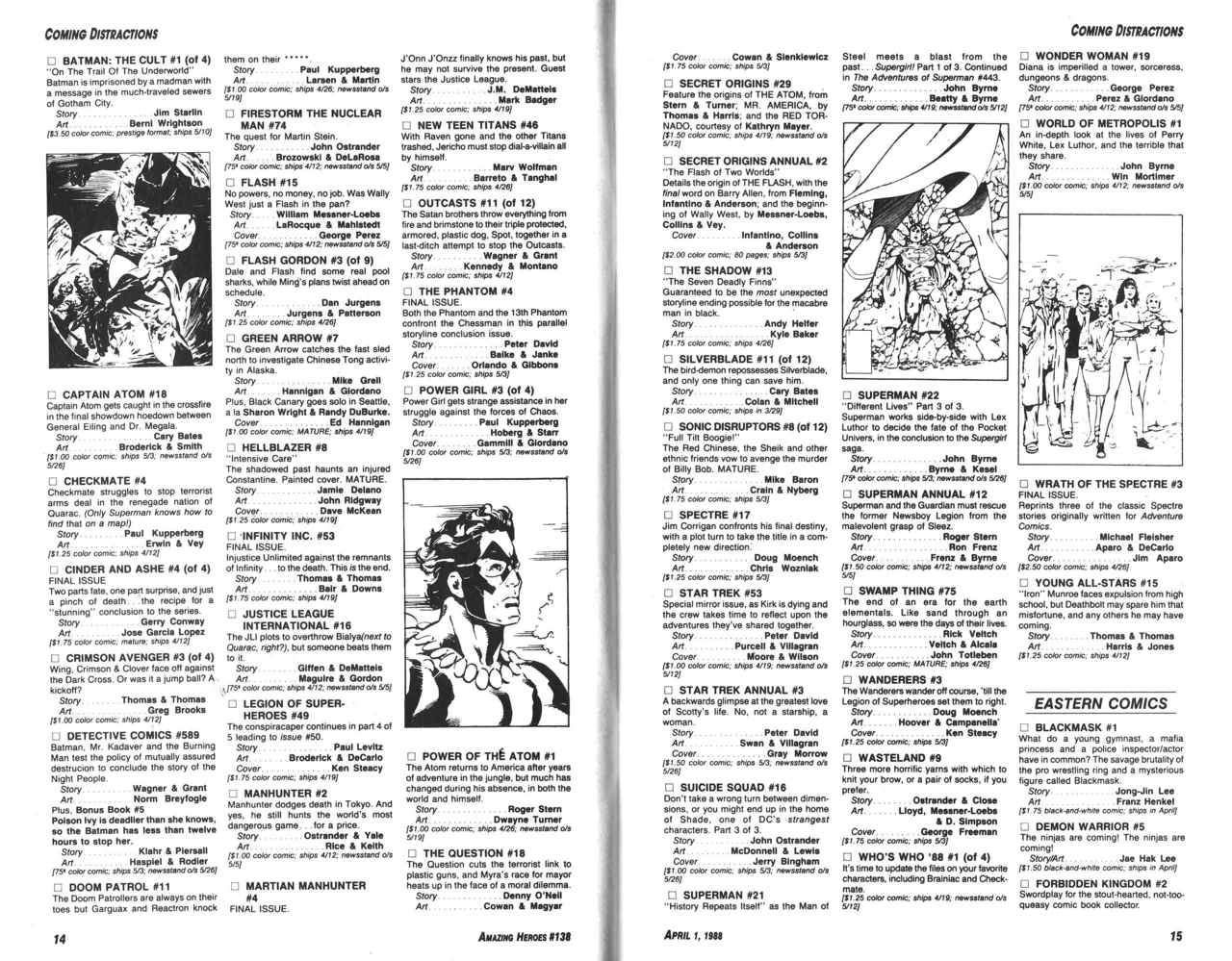 Amazing Heroes Swimsuit 1988 page 8 full
