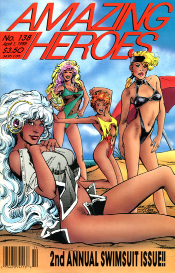 Amazing Heroes Swimsuit 1988 cover