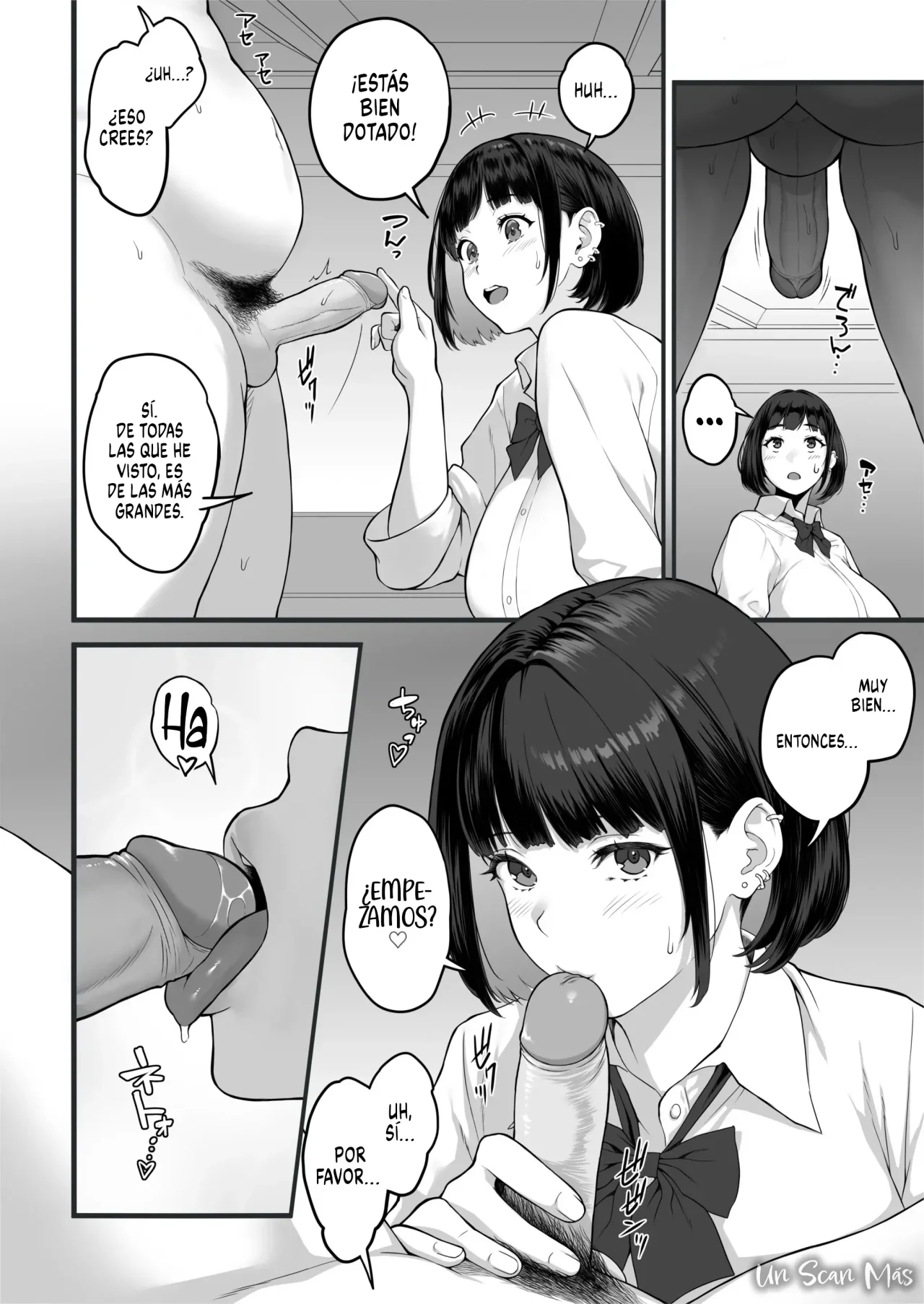 Bakunyuu  Gyaru ga Ossan to Rabuho de Asedaku Sex suru Riyuu - Mi profesor es fan de mis fotos provocativas page 4 full